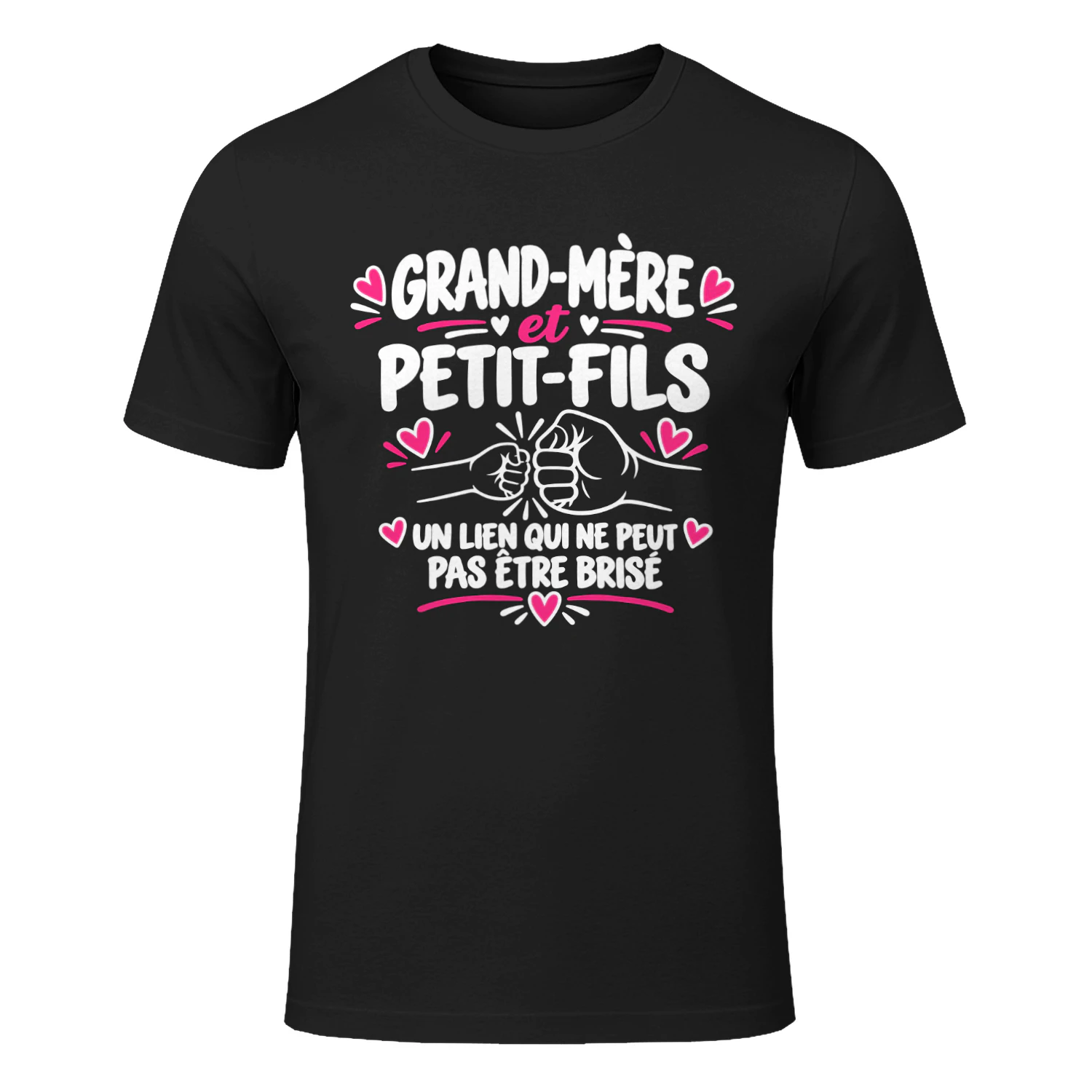 T-shirt Grand-Mère & Petit-Fils Un Lien Qui Ne Peut Pas Être Brisé Cadeau pour Mamie
