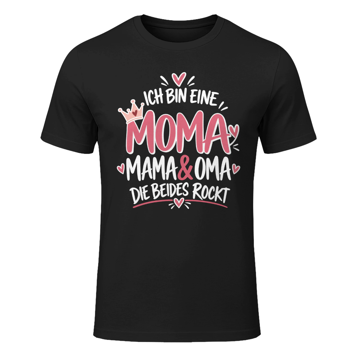 Moma T-Shirt – Mama & Oma Shirt für Frauen | Lustiges Geschenk für Mama und Oma | Muttertag, Geburtstag & Oma Geschenk