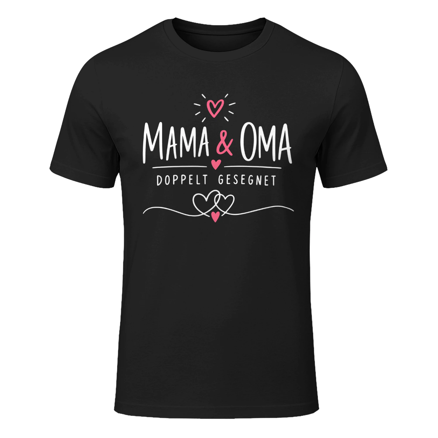 Mama & Oma T-Shirt – Doppelt Gesegnet | Geschenk für Mama und Oma | Damen Shirt für Muttertag & Geburtstag