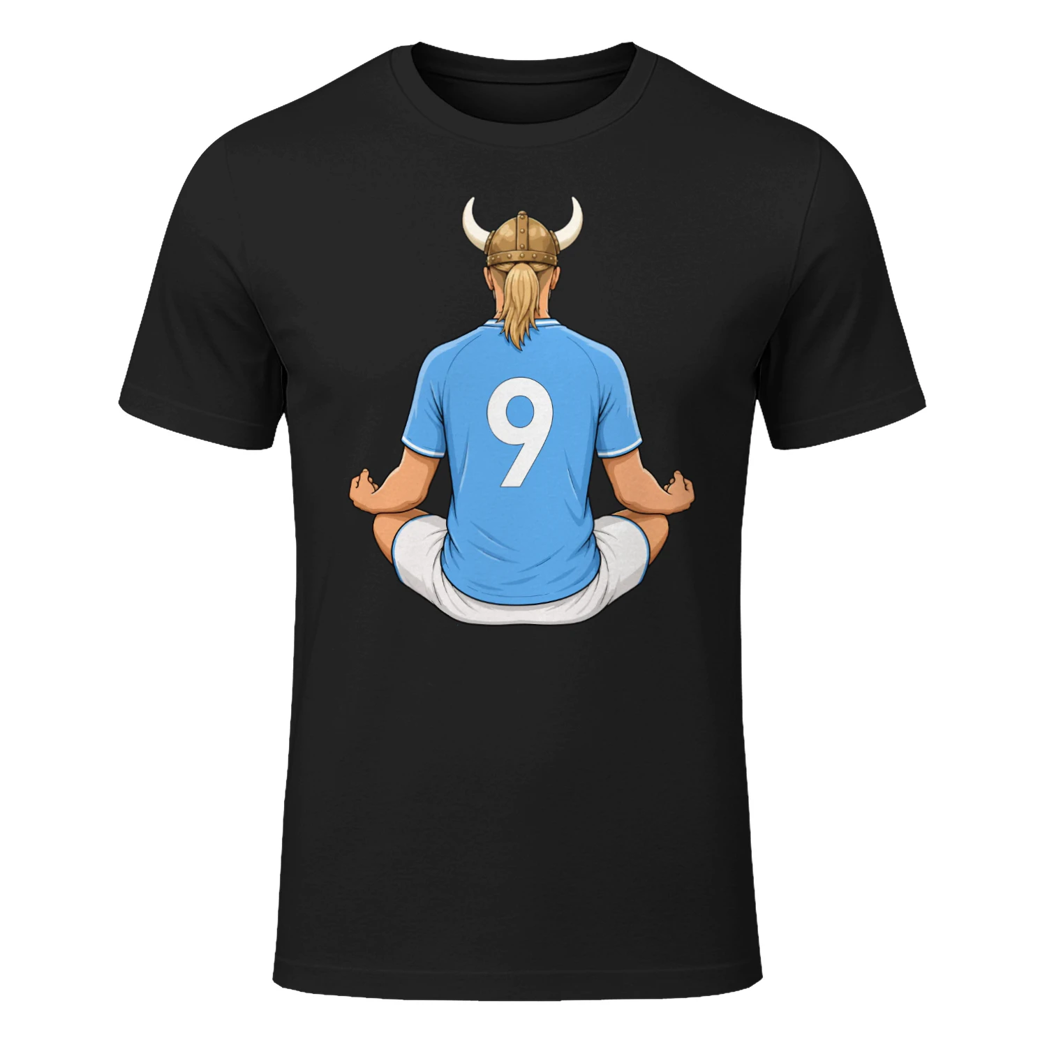 Haaland Norwegian Viking 9 T-Shirt Football Graphic Tee shirt