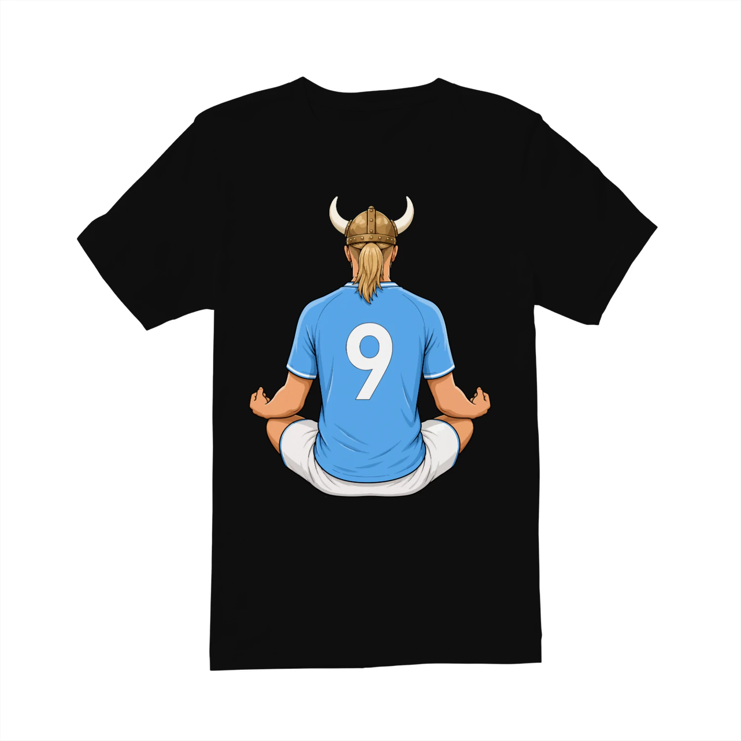 Haaland Norwegian Viking 9 T-Shirt Football Graphic Tee shirt