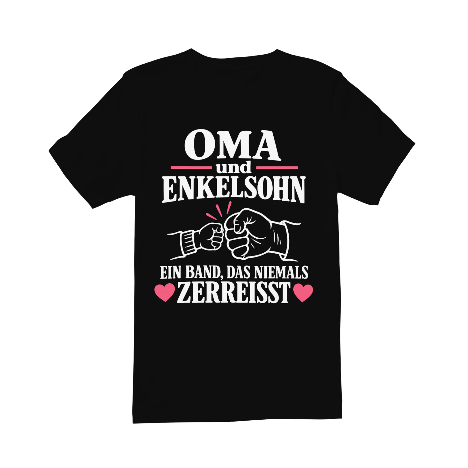 Oma & Enkelsohn T-Shirt – Ein Band, das niemals zerreißt – Geschenk für Oma vom Enkel