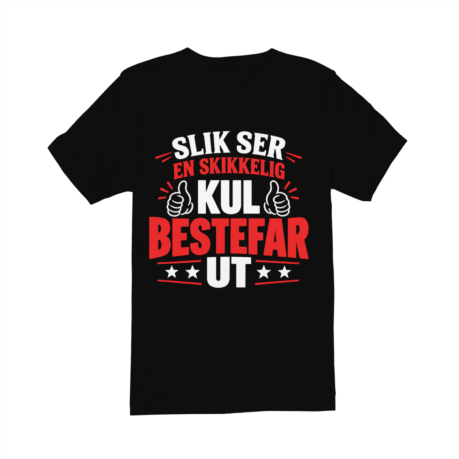 Bestefar T-skjorte Slik Ser En Skikkelig Kul Bestefar Ut Morsom Gave til Bestefar
