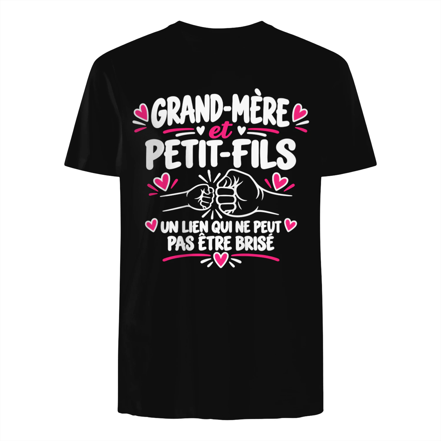 T-shirt Grand-Mère & Petit-Fils Un Lien Qui Ne Peut Pas Être Brisé Cadeau pour Mamie