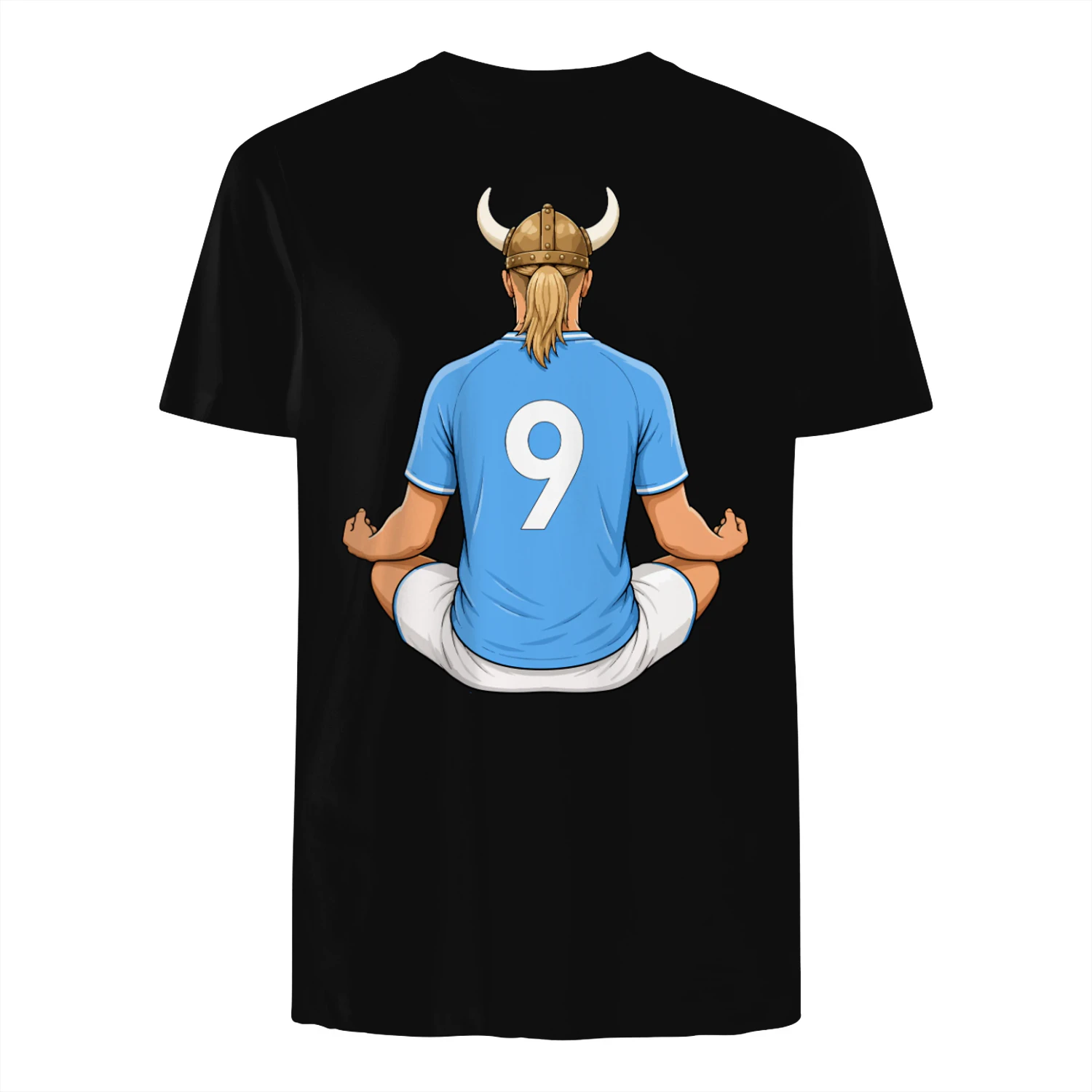 Haaland Norwegian Viking 9 T-Shirt Football Graphic Tee shirt