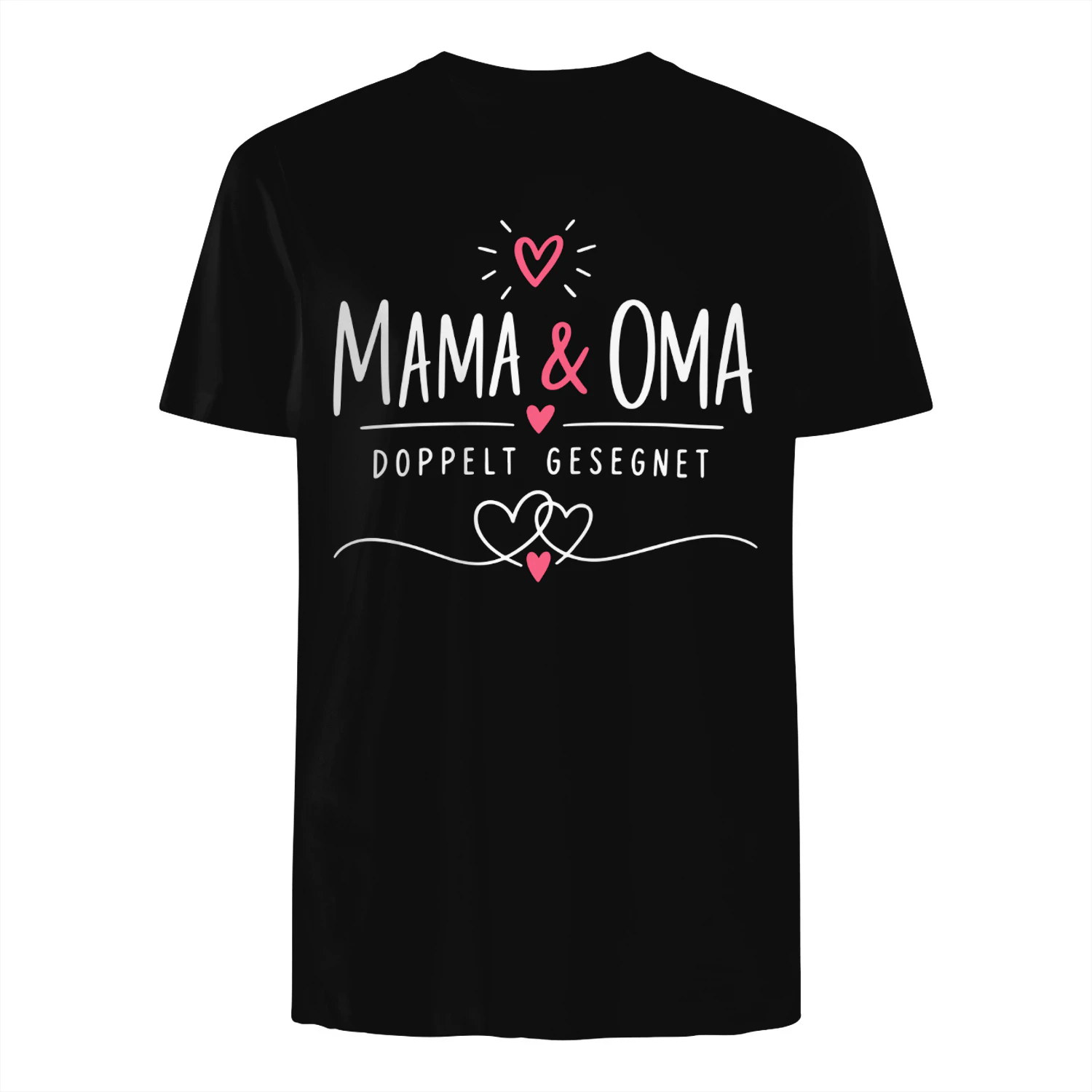 Mama & Oma T-Shirt – Doppelt Gesegnet | Geschenk für Mama und Oma | Damen Shirt für Muttertag & Geburtstag