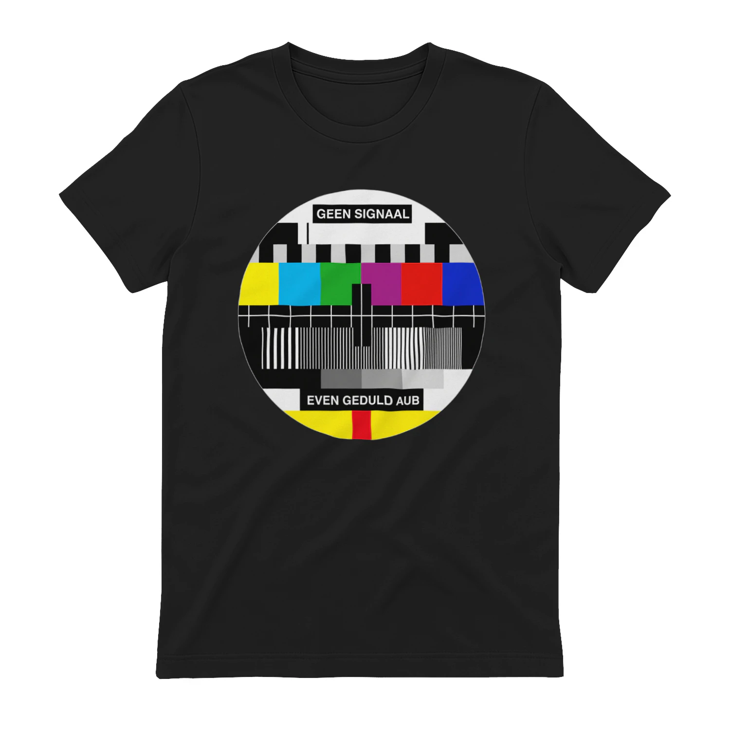 Geen Signaal Even Geduld Aub - Vintage Netherlands Broadcast Graphic Tee