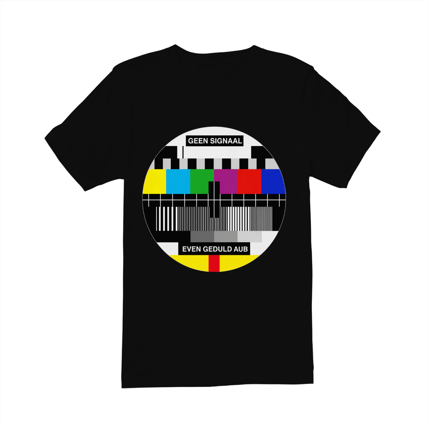Geen Signaal Even Geduld Aub - Vintage Netherlands Broadcast Graphic Tee