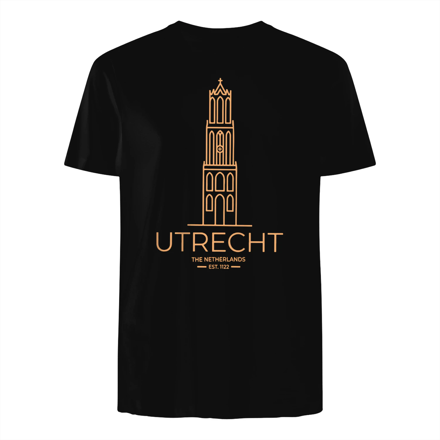 Utrecht Dom Tower Minimalist Streetwear T-Shirt