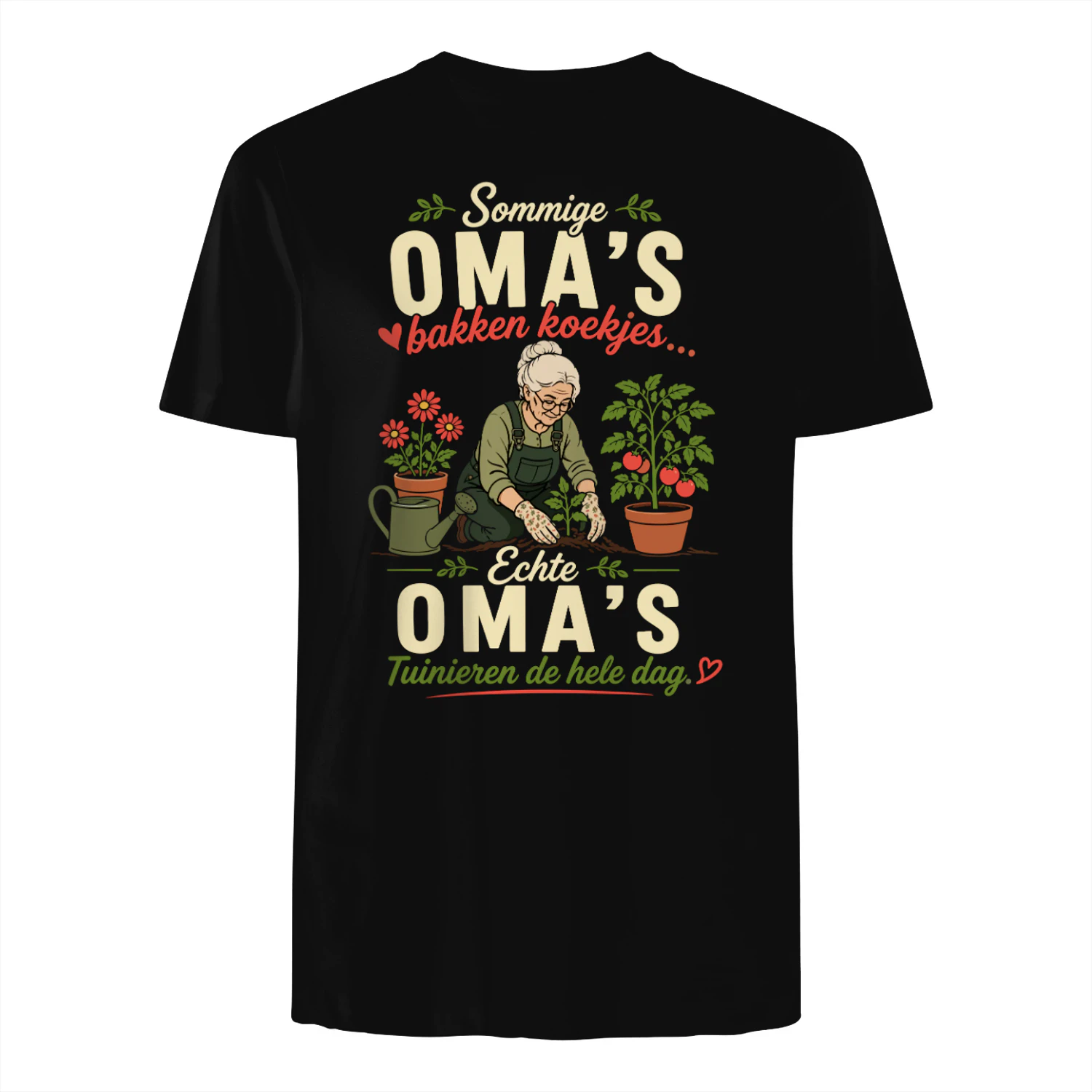 Sommige Oma's Bakken Koekjes, Echte Oma's Tuinieren De Hele Dag T-Shirt | Grappig Oma Tuinieren Shirt Cadeau voor Oma