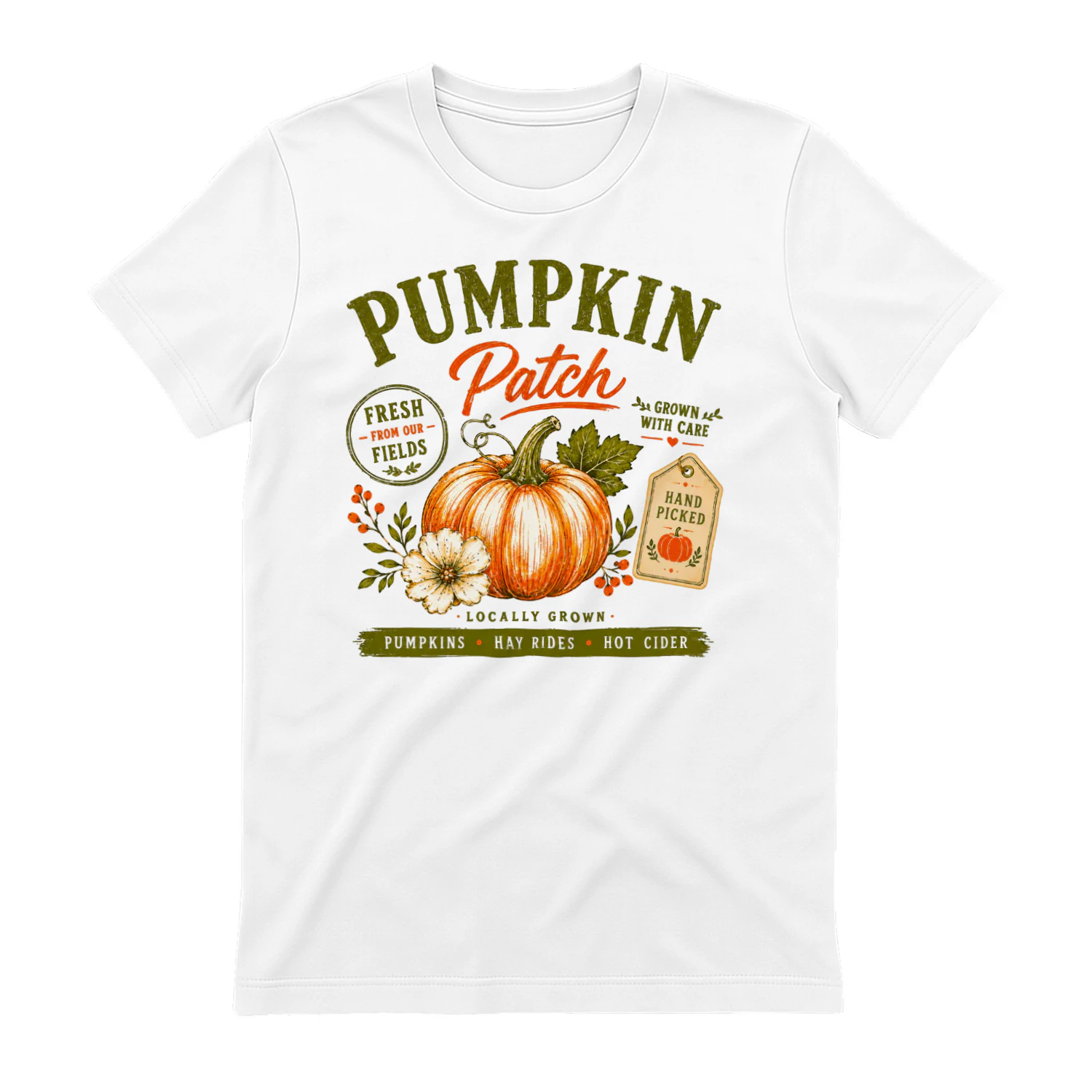 Retro Pumpkin Patch Tshirt