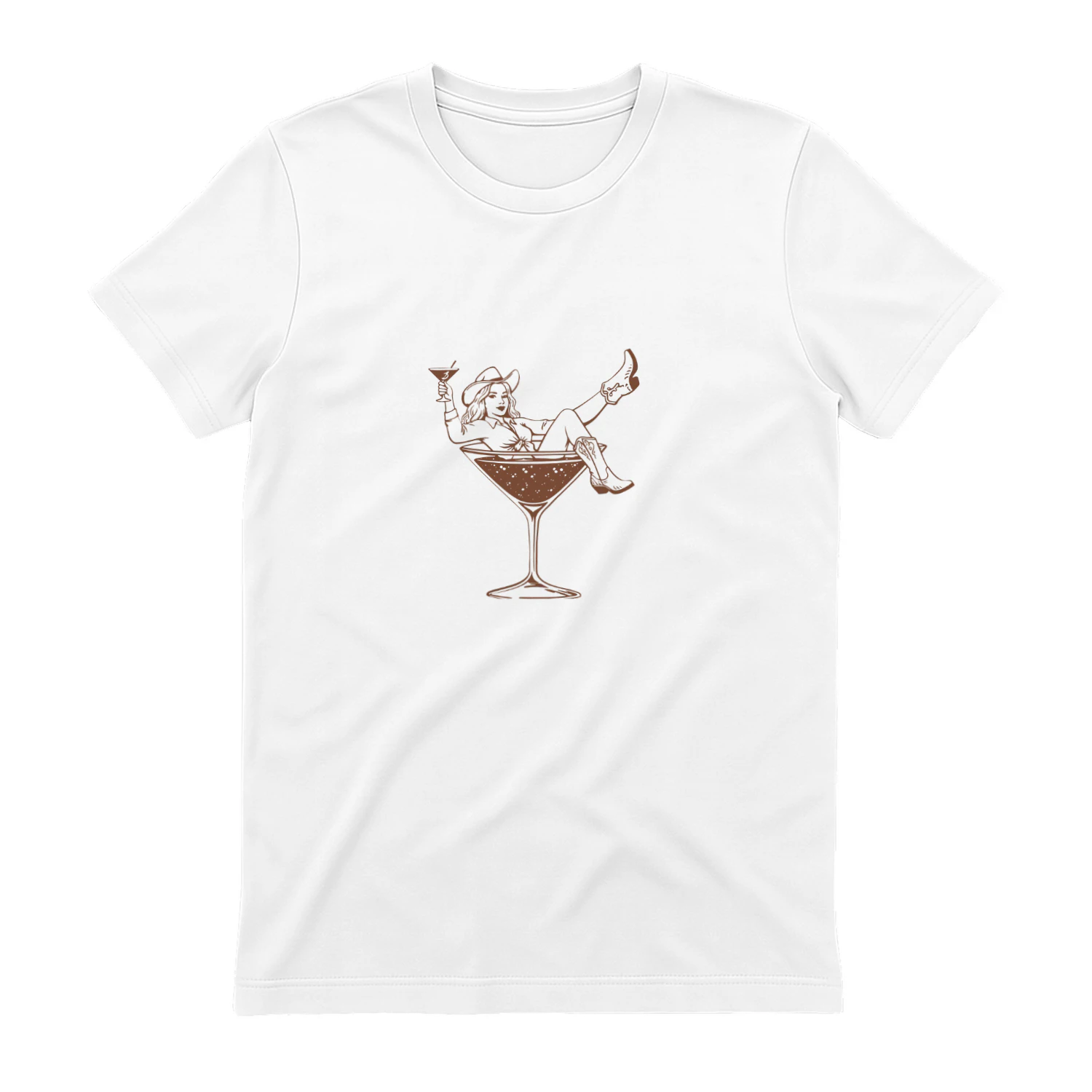 Cowgirl Martini Glass