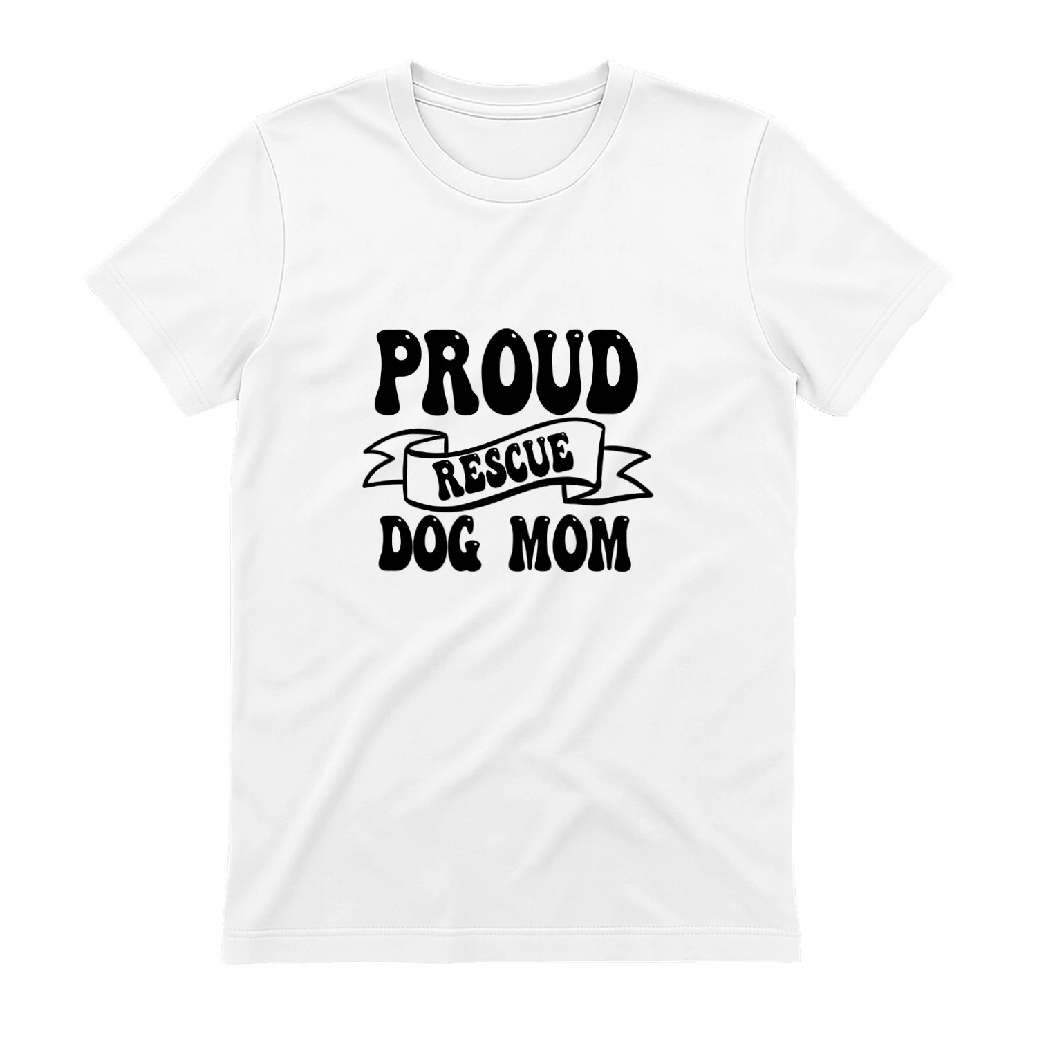 Proud Rescue Dog Mom RETRO