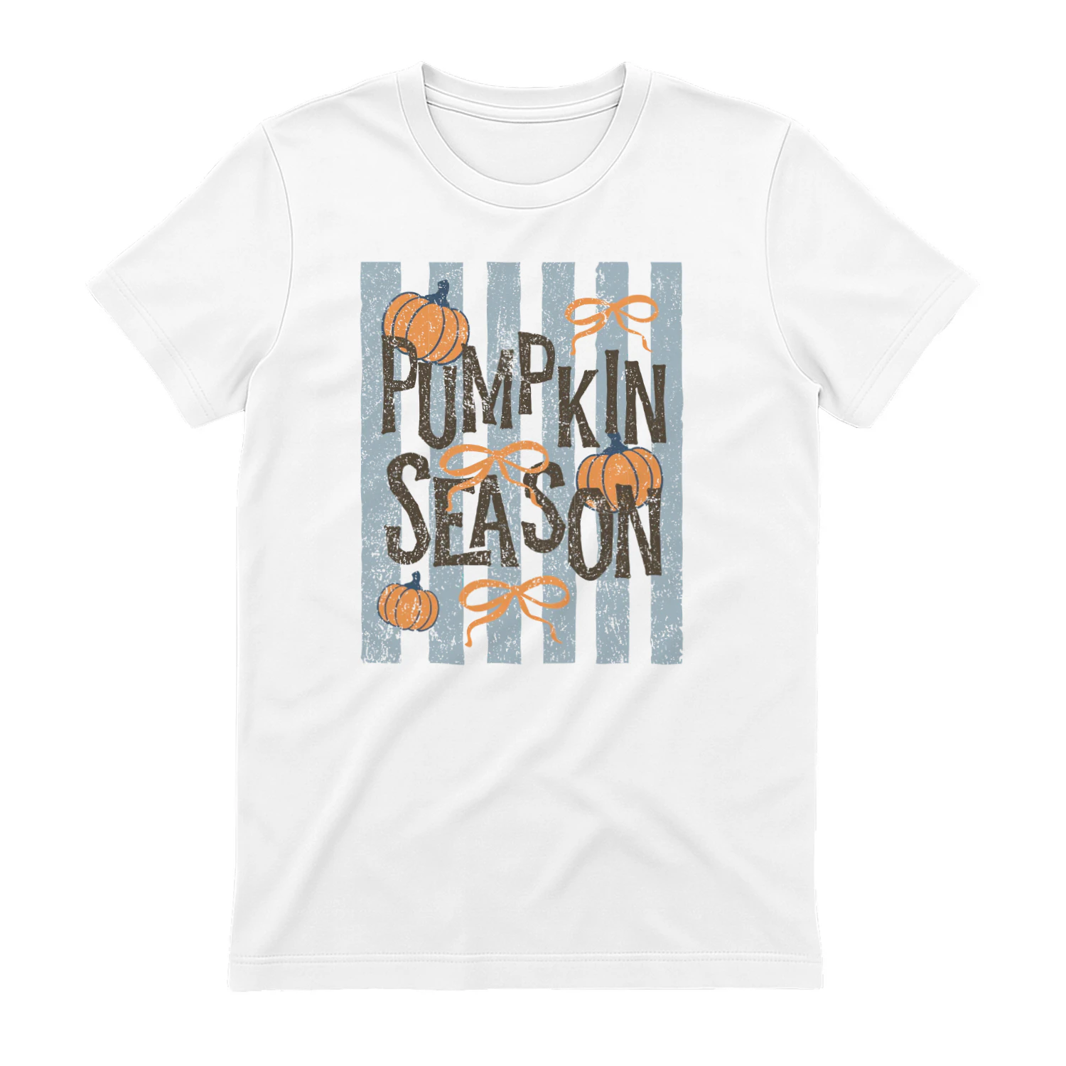 Pumpkin Season Fall Striped