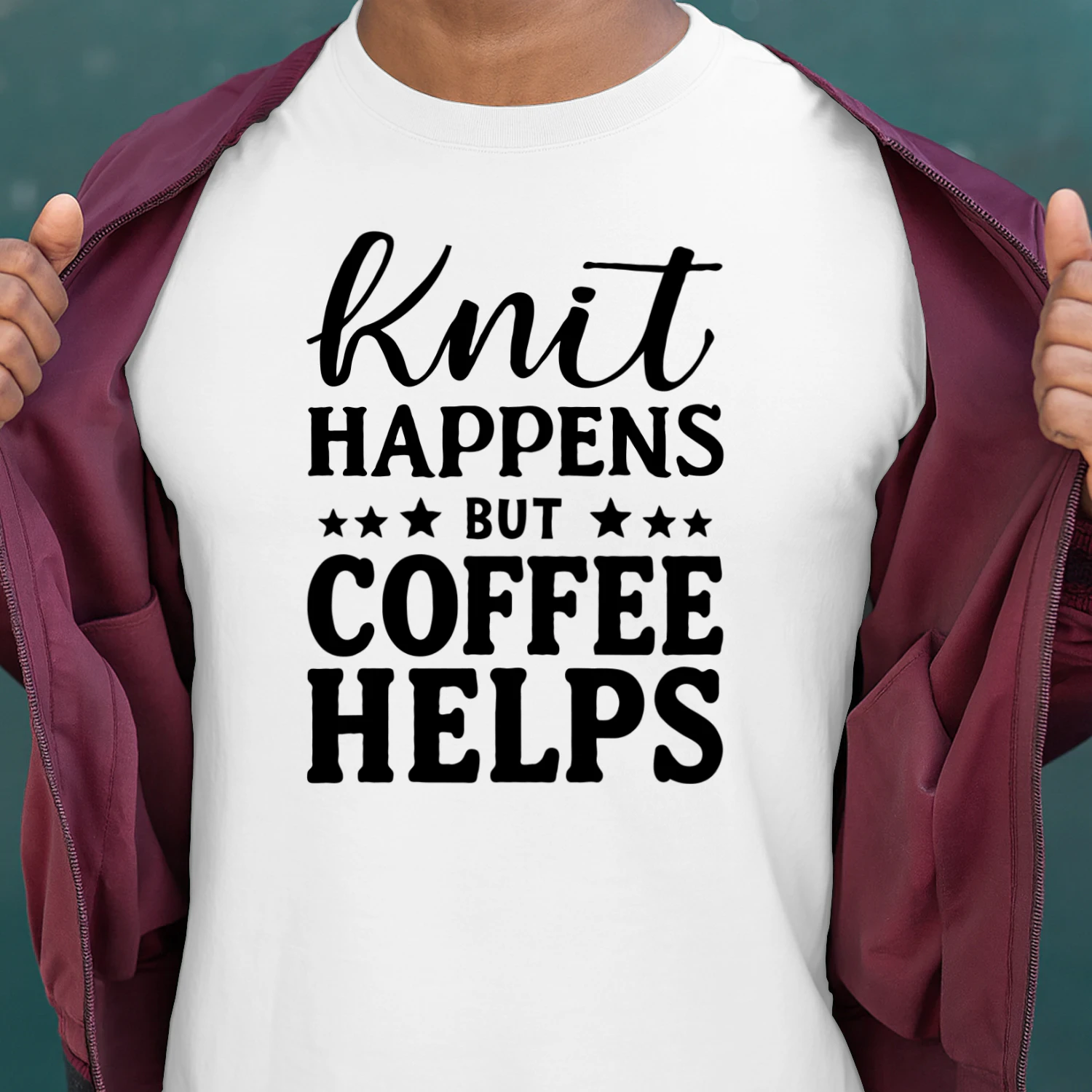 Knit Happens But Coffee Helps