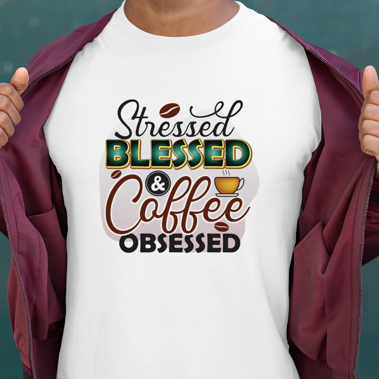 Stressed Blessed & Coffee Obsessed