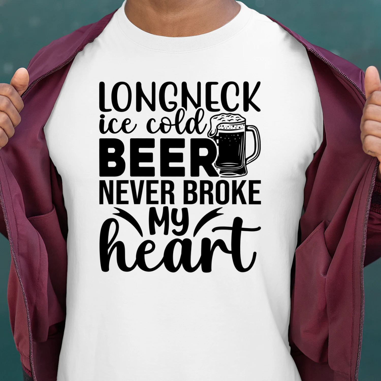 Longneck Ice Cold Beer Never Broke my Heart