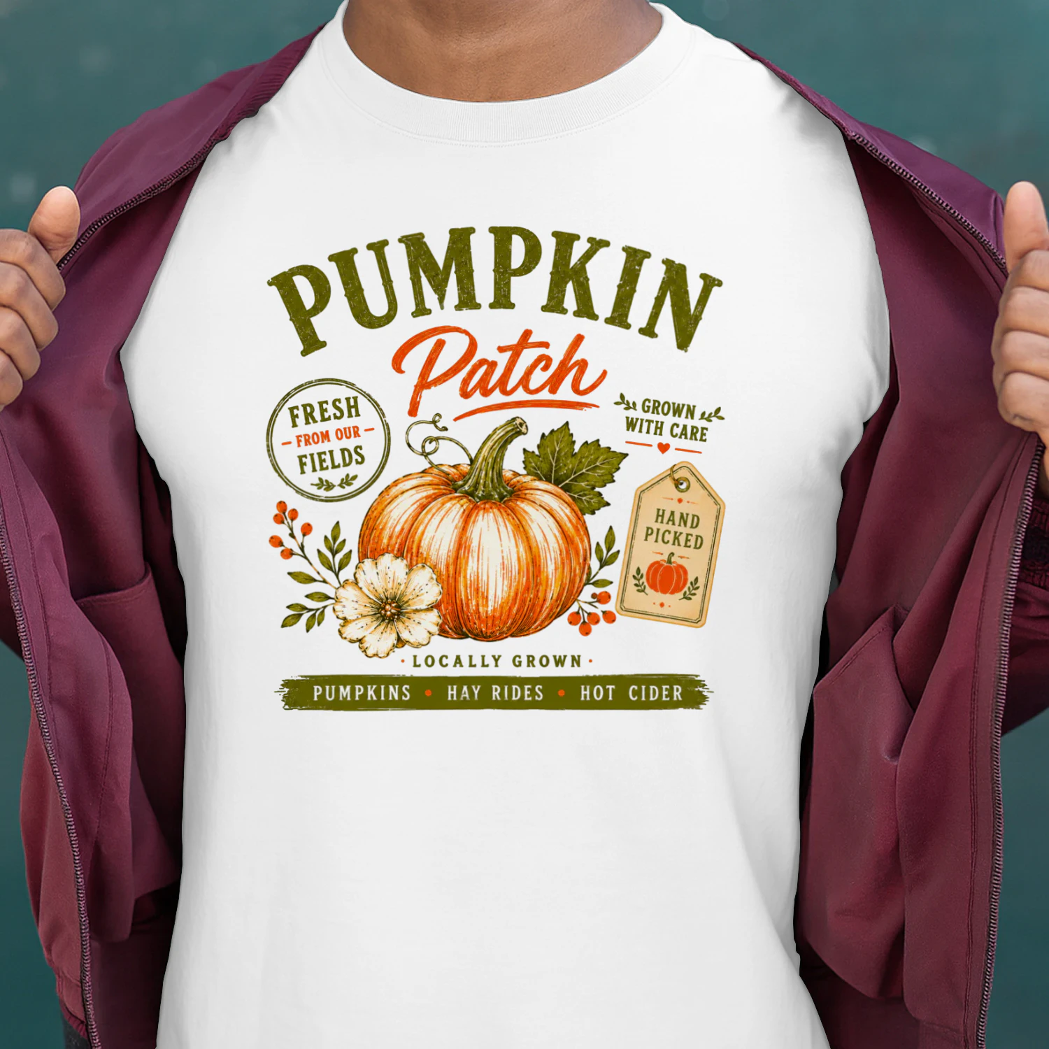 Retro Pumpkin Patch Tshirt