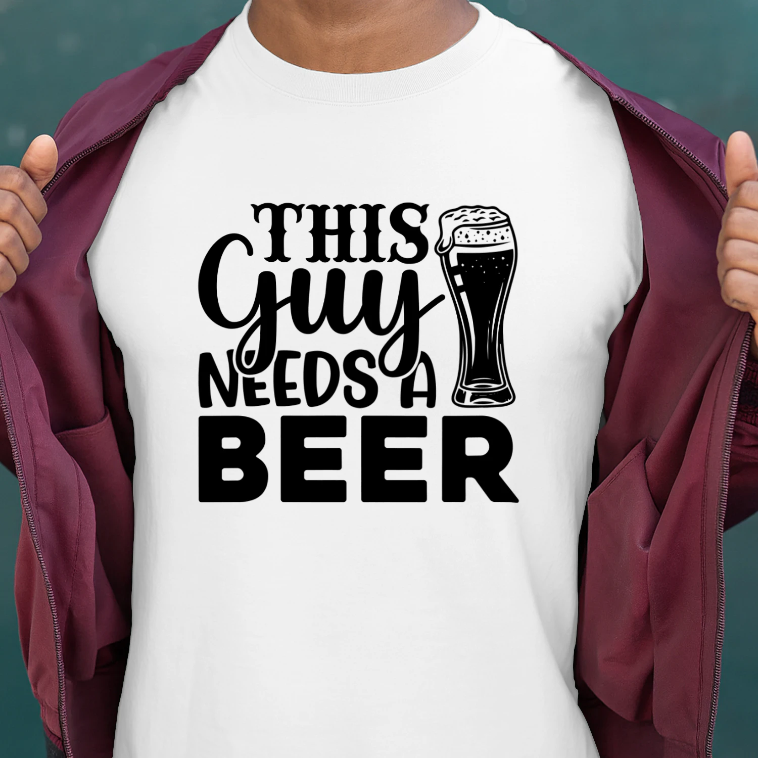 This Guy Needs a Beer