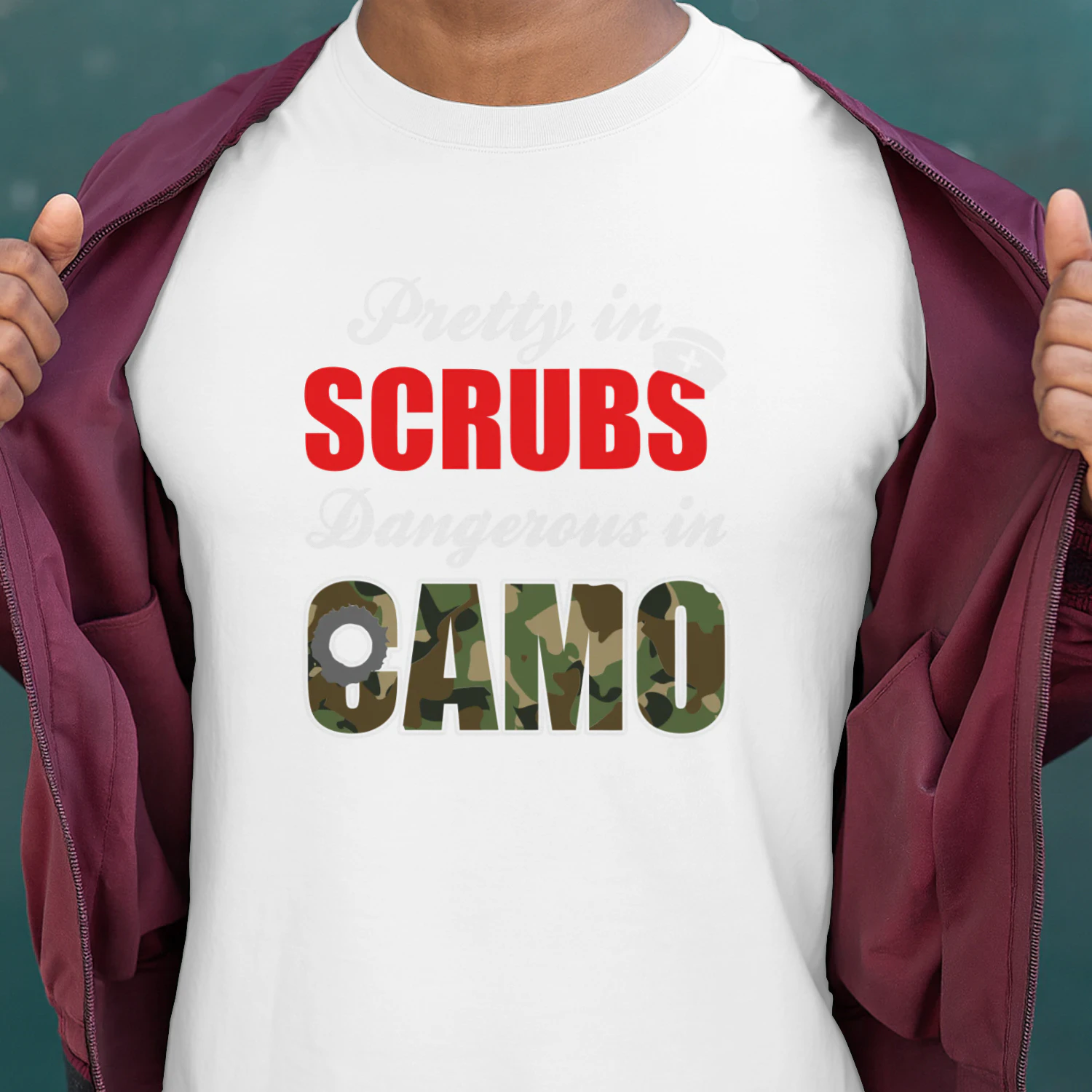 Pretty In Scrubs Dangerous In Camo