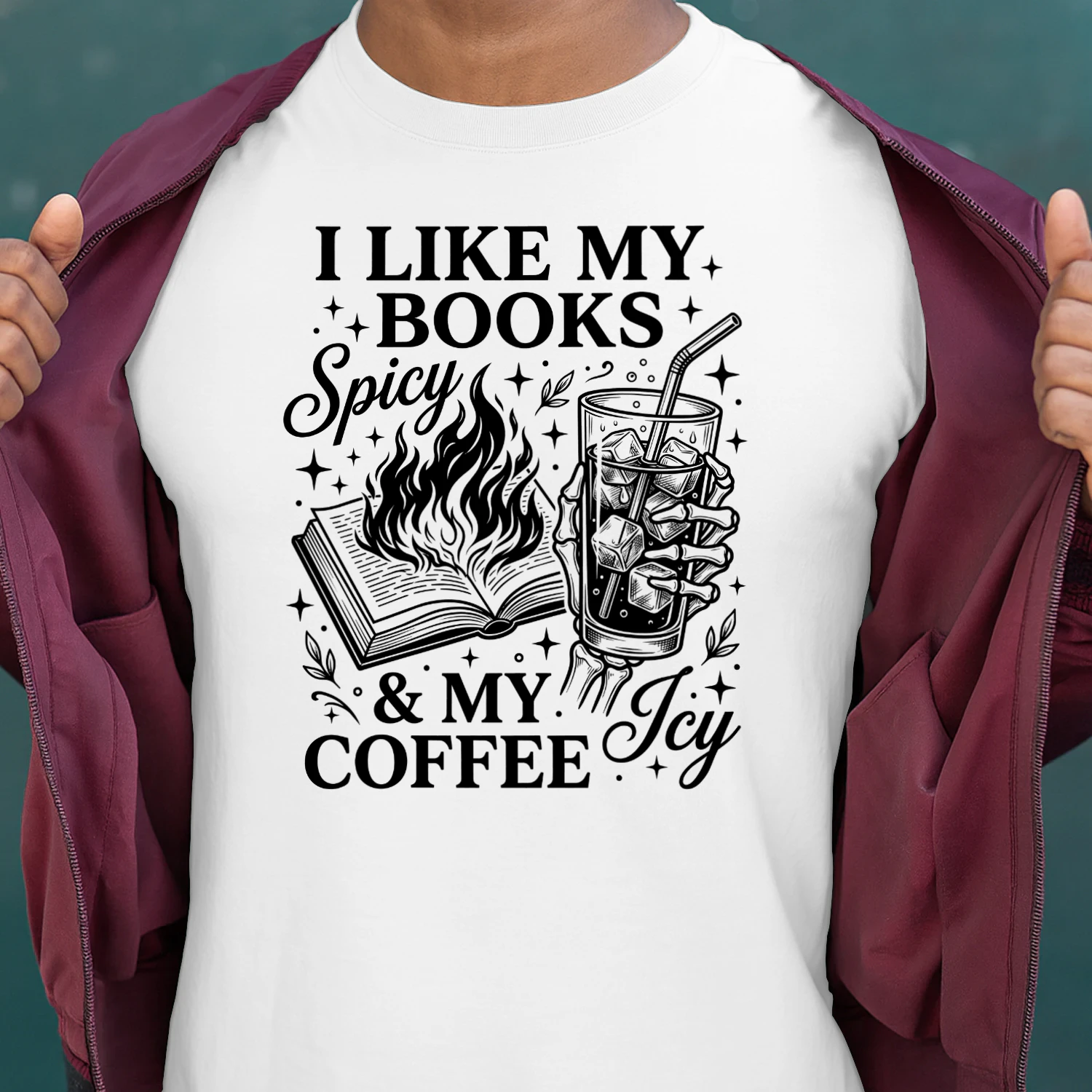 I Like My Books Spicy And My Coffee Icy