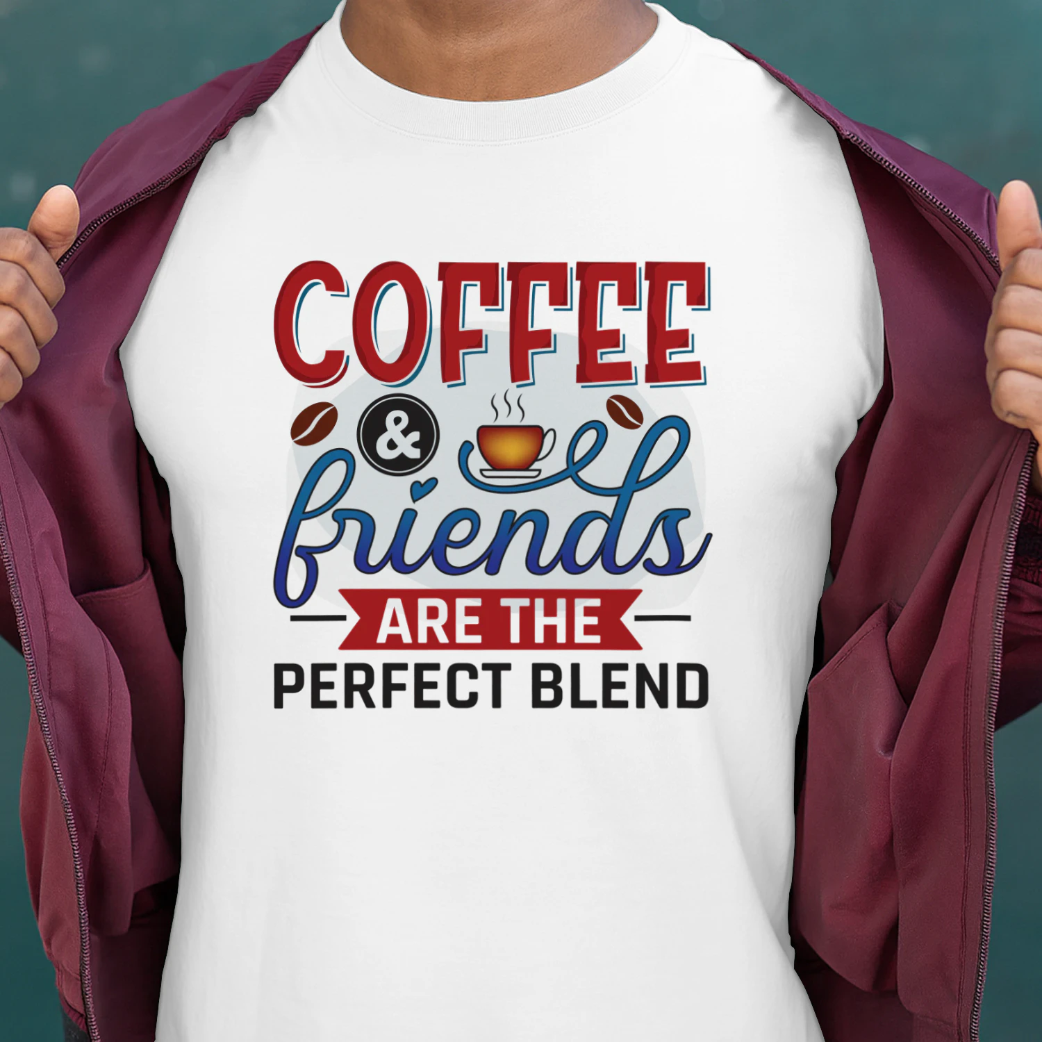 Coffee & Friends ARE THE Perfect Blend (Rouge)