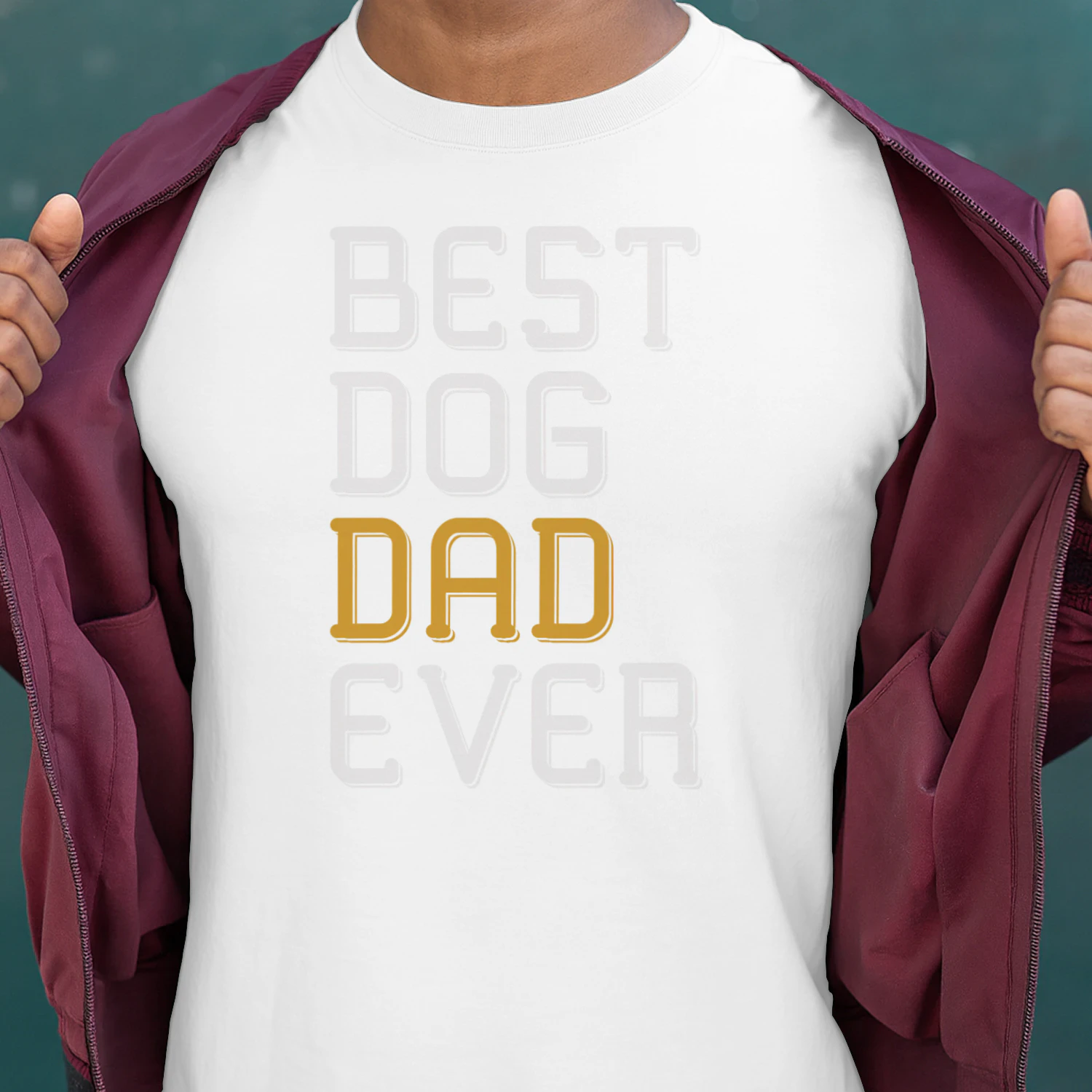 Best Dog Dad Ever (Orange)