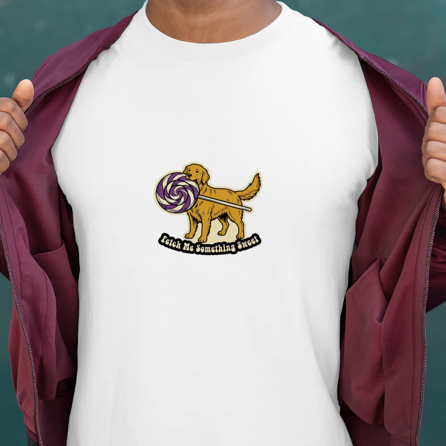 Golden Retriever Puppy Lollipop
