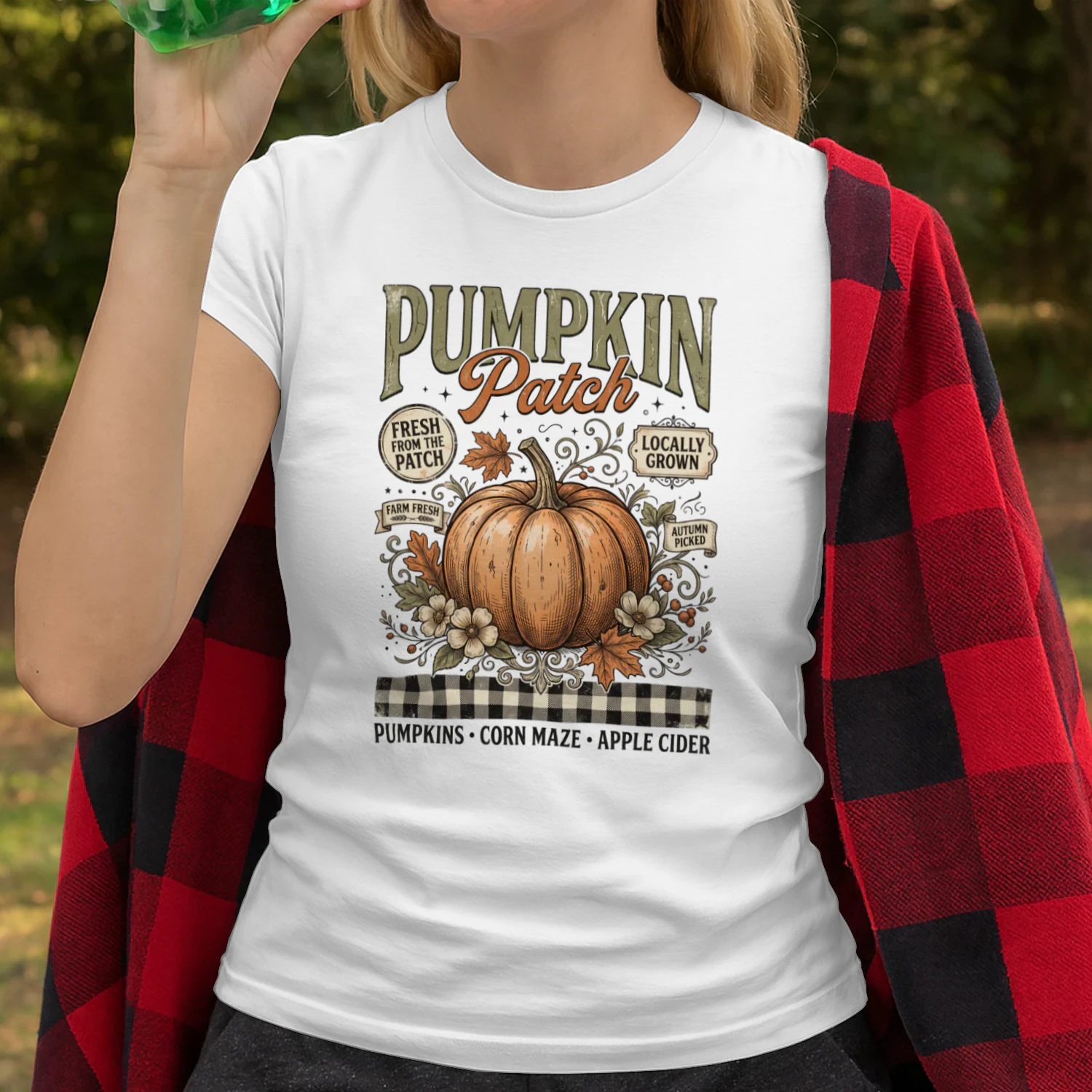 Retro Pumpkin Patch Autumn