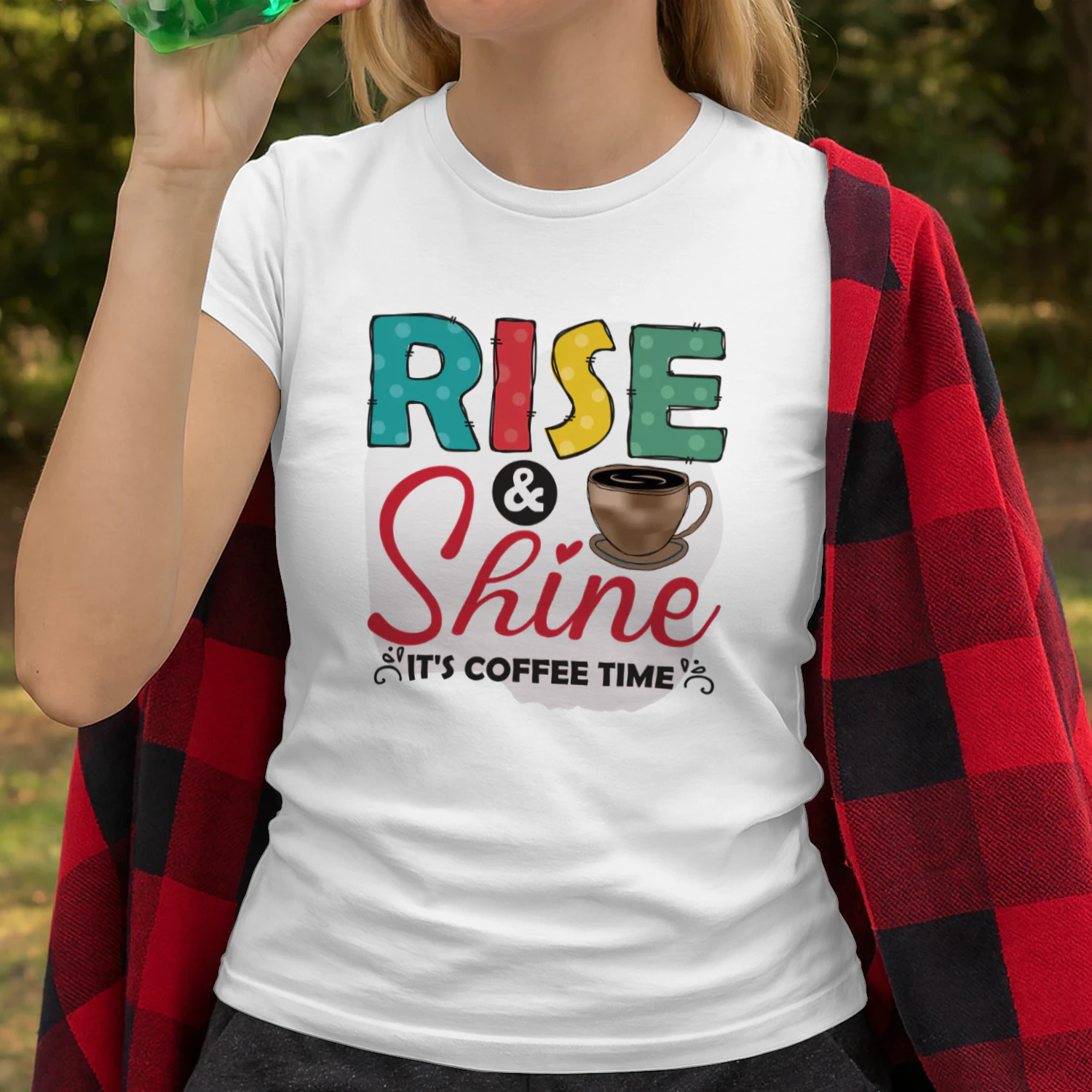 Rise & Shine It's Coffee Time (Orange)