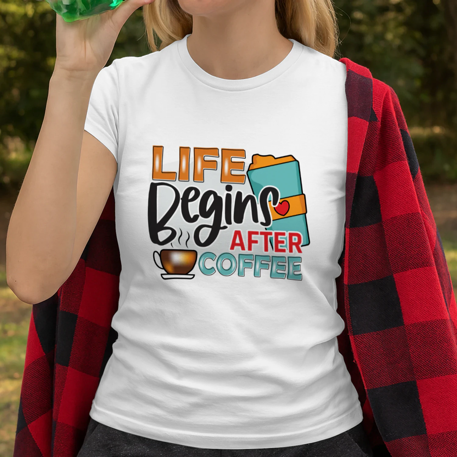 Life Begins After Coffee (Orange)
