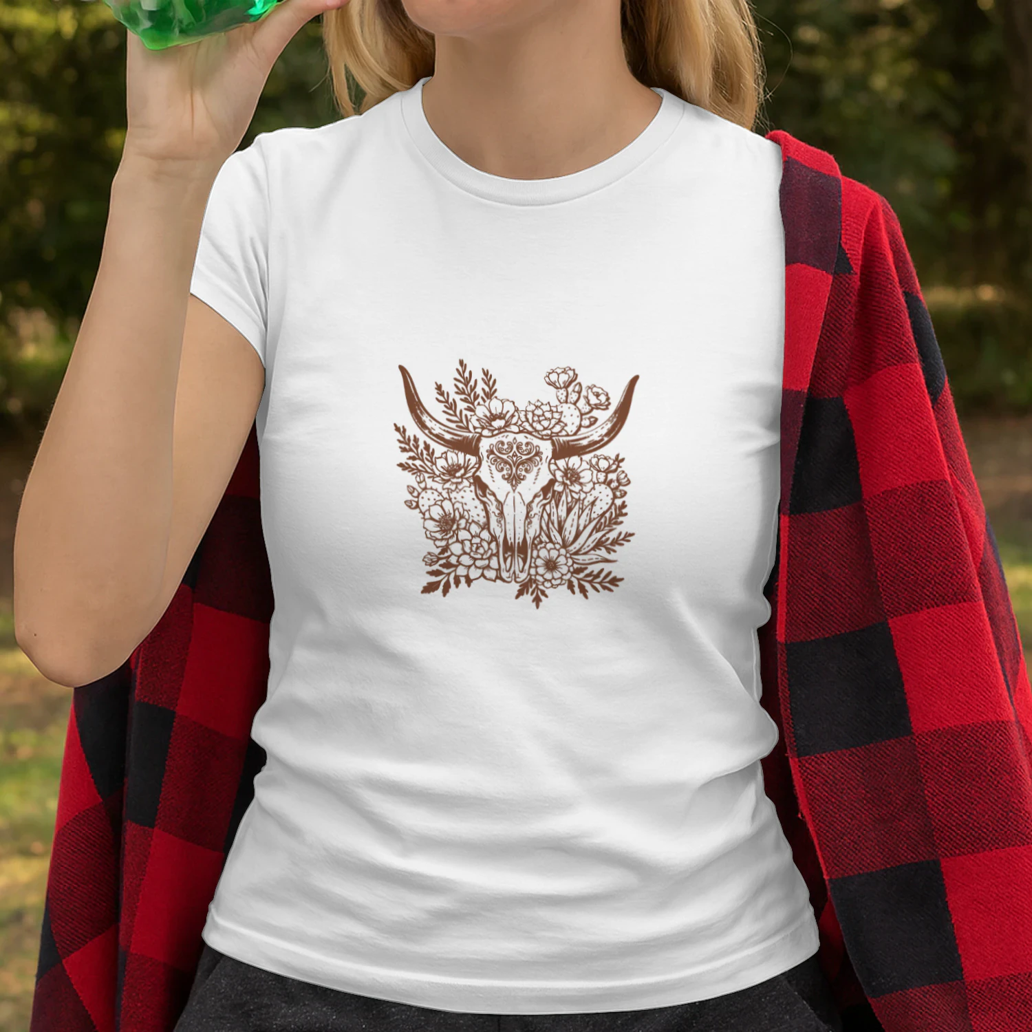 Longhorn Skull Floral Crown