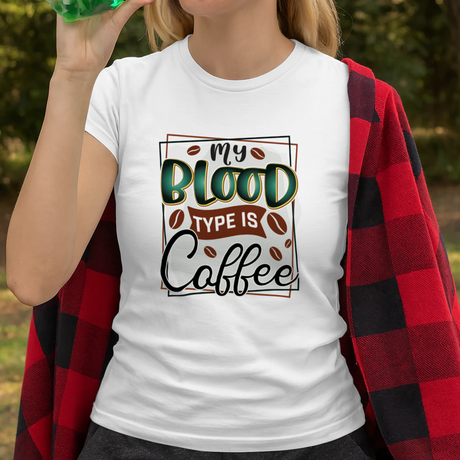 My Blood Type IS Coffee (Orange)