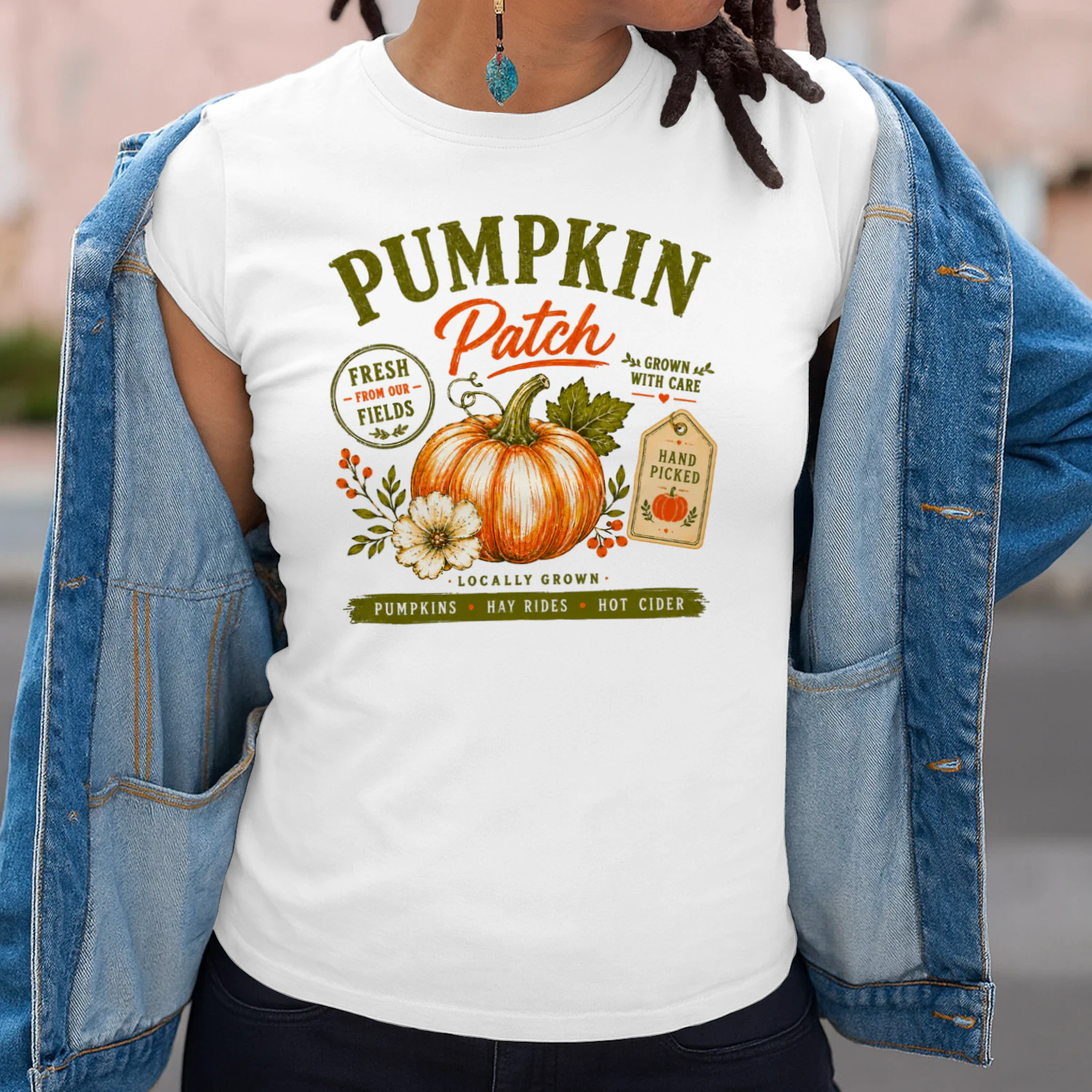 Retro Pumpkin Patch Tshirt