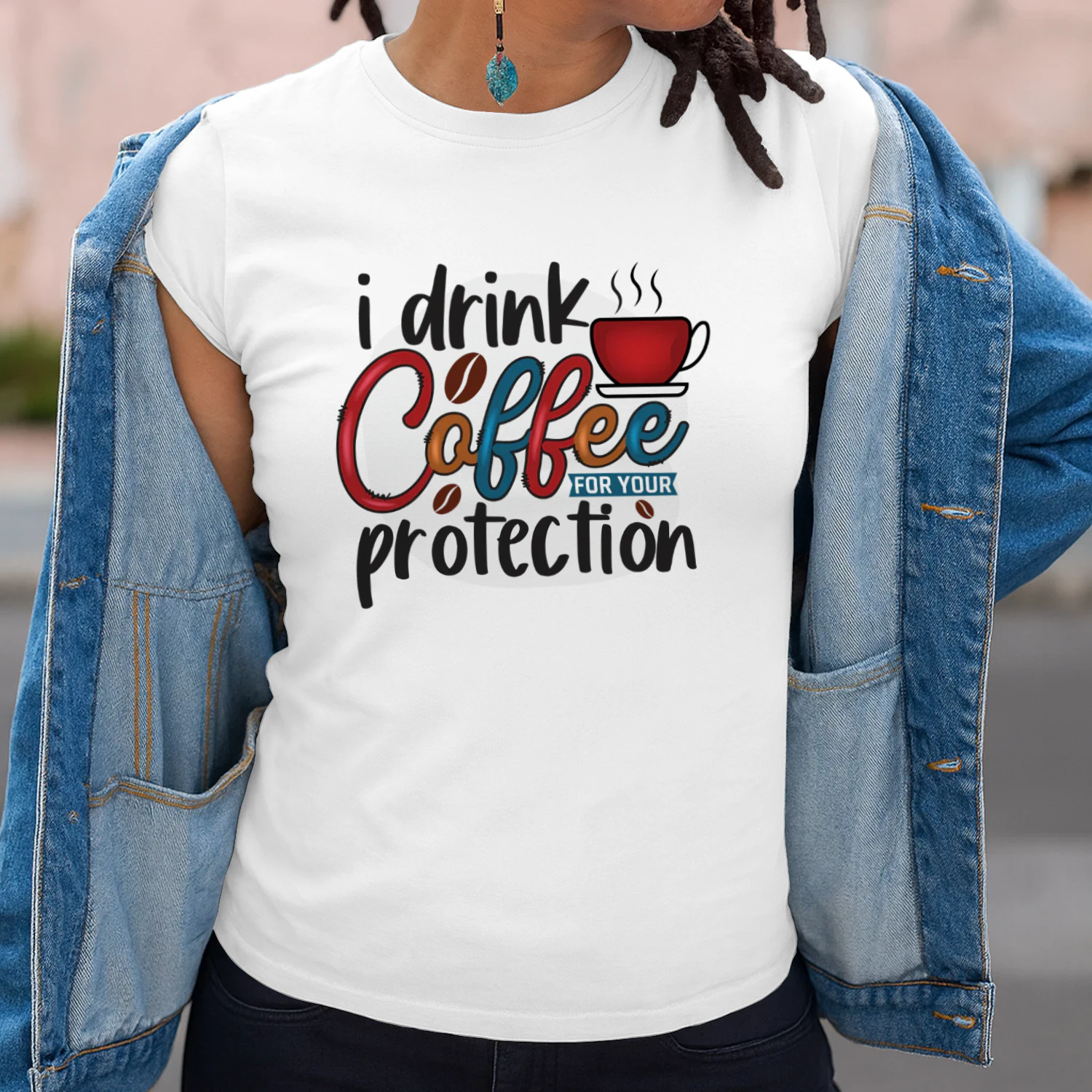 I Drink Coffee FOR Your Protection (Rouge)