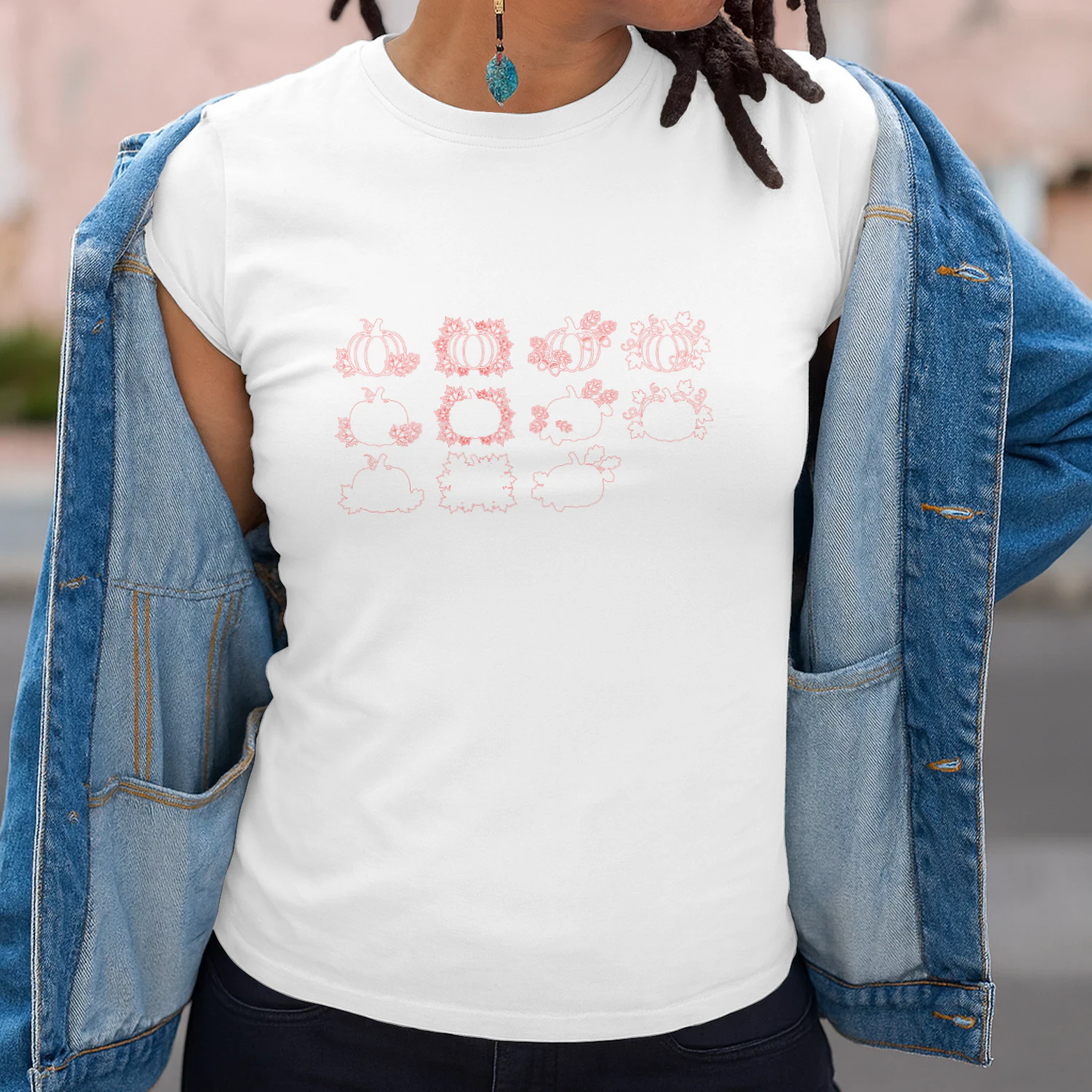 Autumn Pumpkin Outline Set