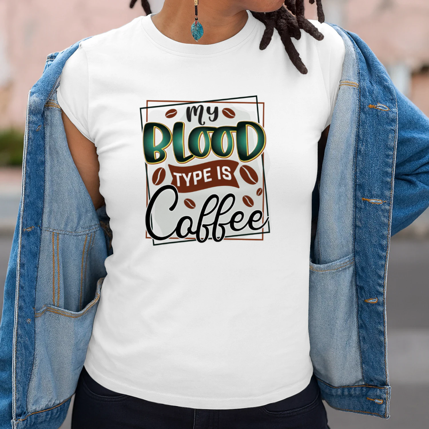 My Blood Type IS Coffee (Orange)