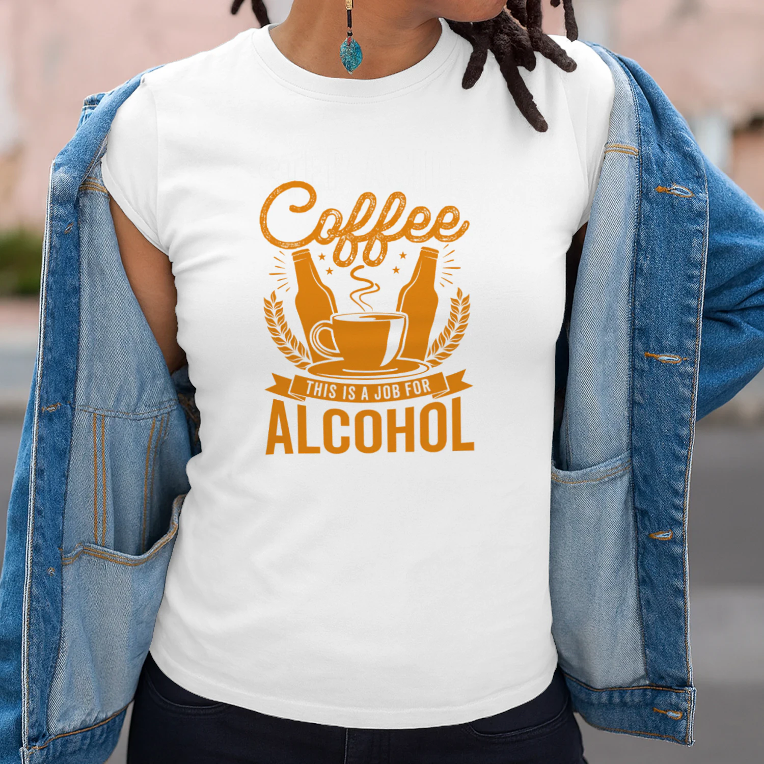 Step Coffee Typography Vector