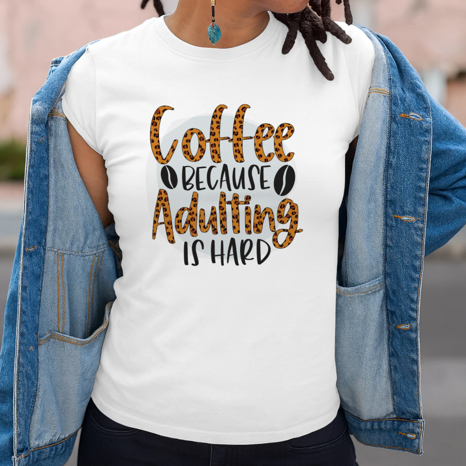 Coffee Because Adulting IS Hard (Orange)