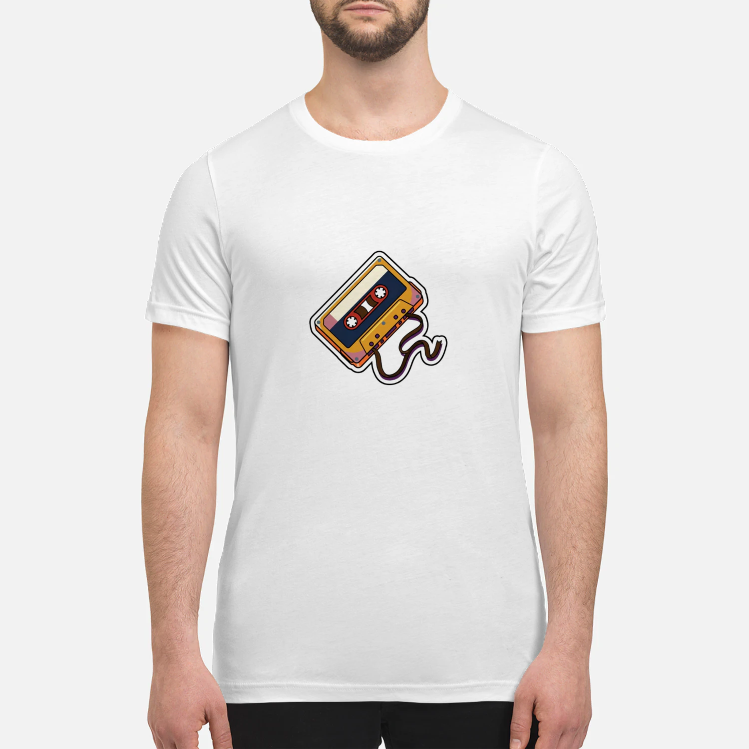 Retro Cassette Tape Unraveled