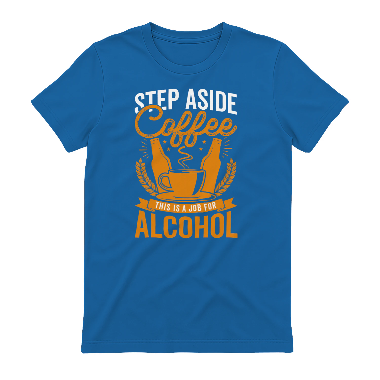 Step Coffee Typography Vector