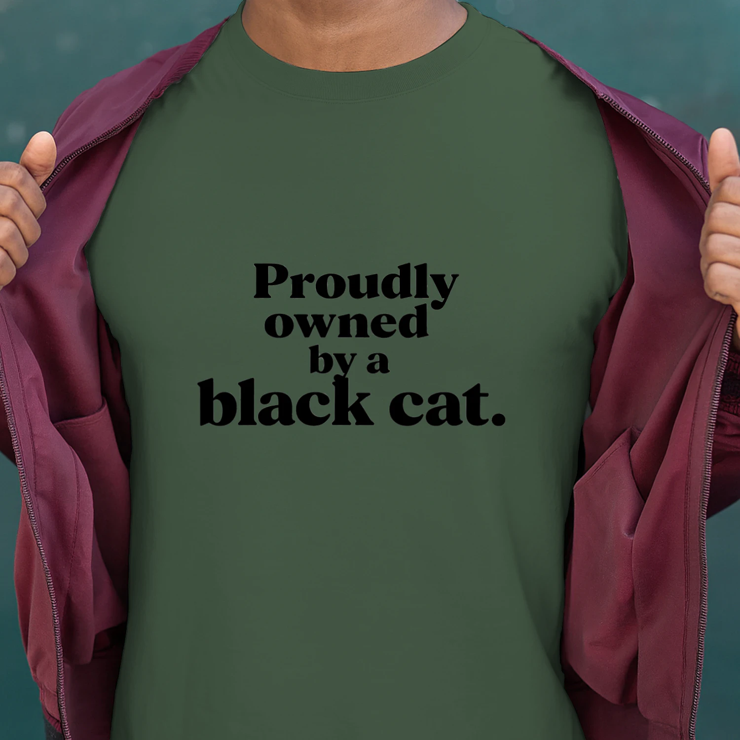 Proudly Owned by a Black Cat
