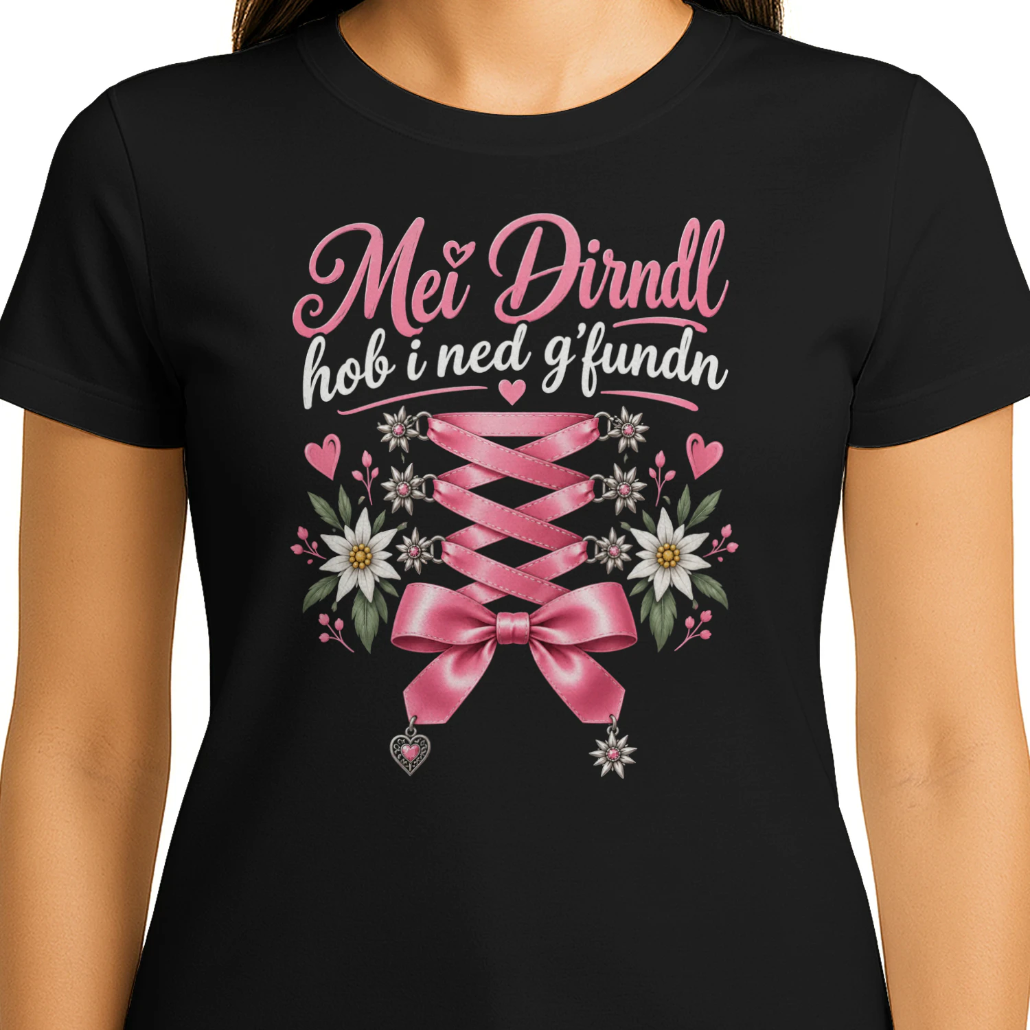 Trachten Outfit lustig Trachtenshirt Damen
