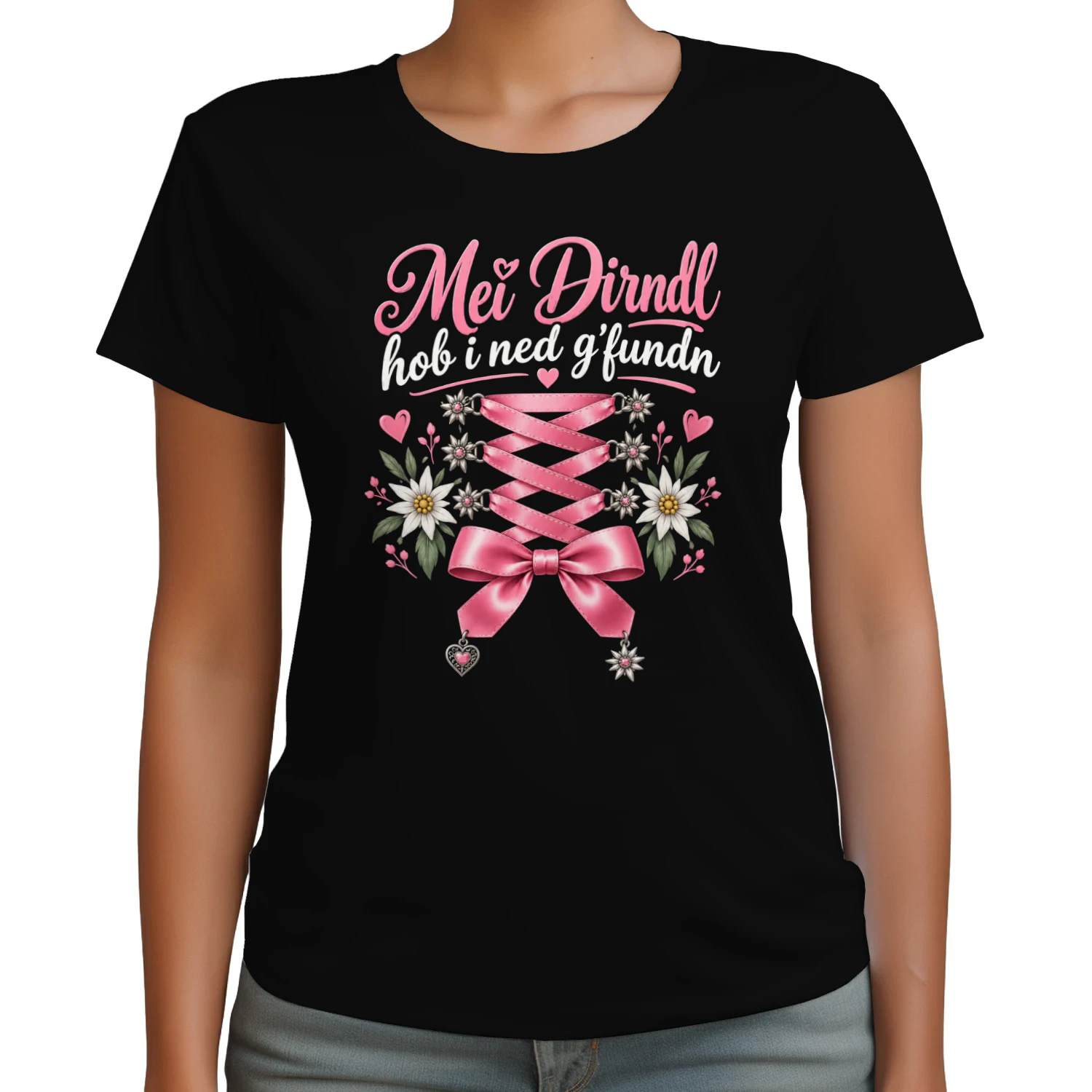 Trachten Outfit lustig Trachtenshirt Damen