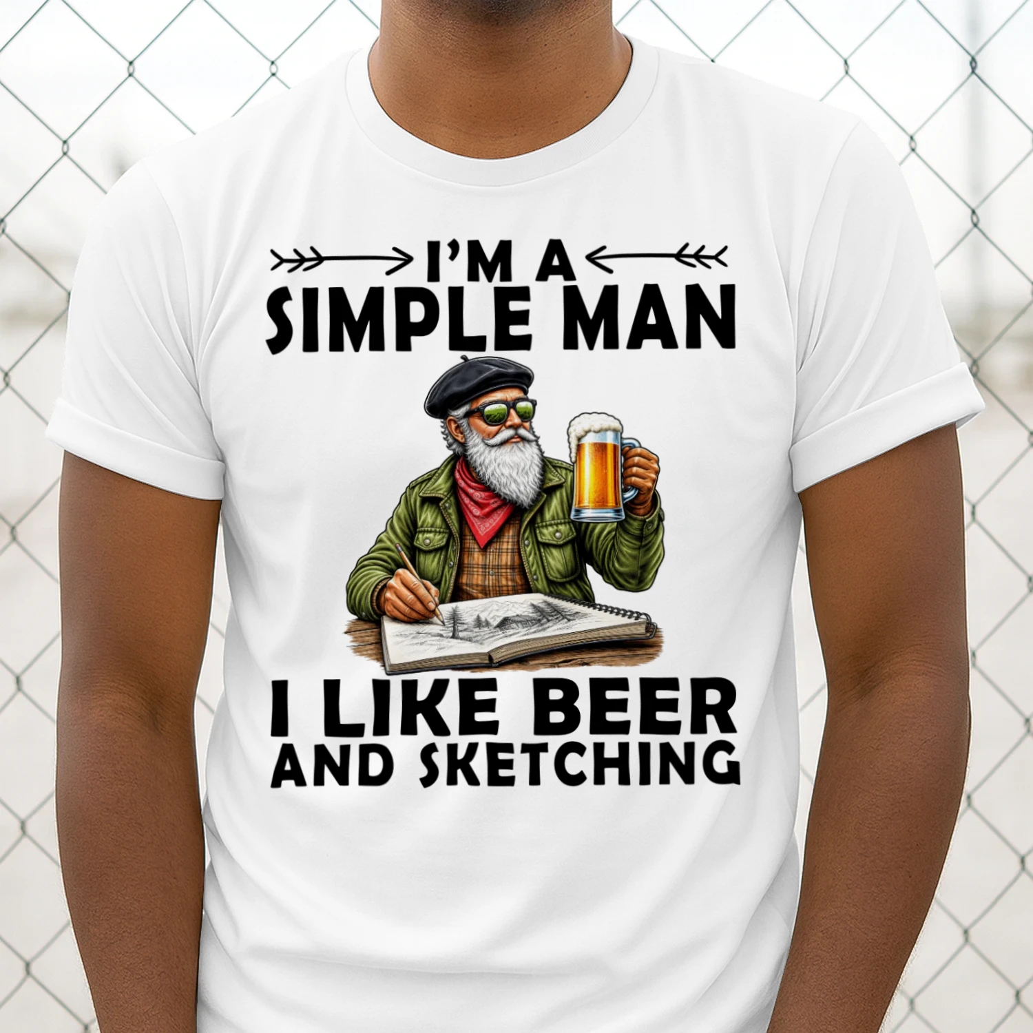 sketching-simple-man