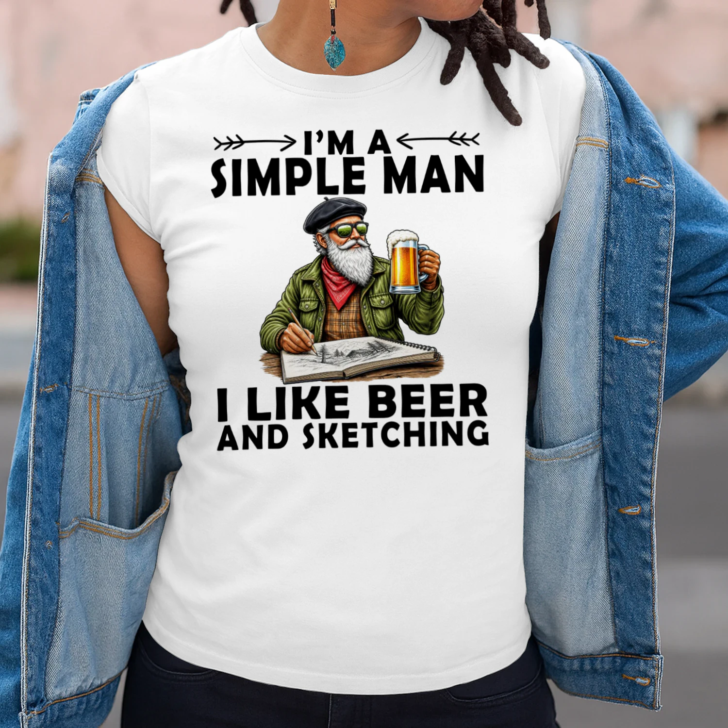 sketching-simple-man