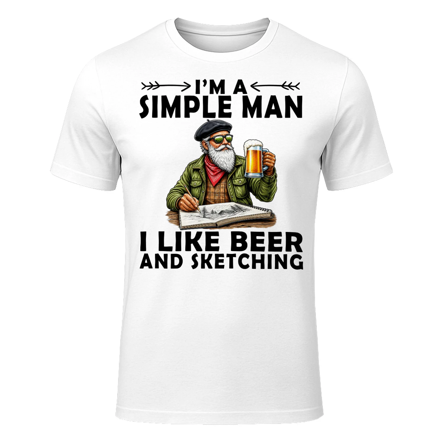 sketching-simple-man