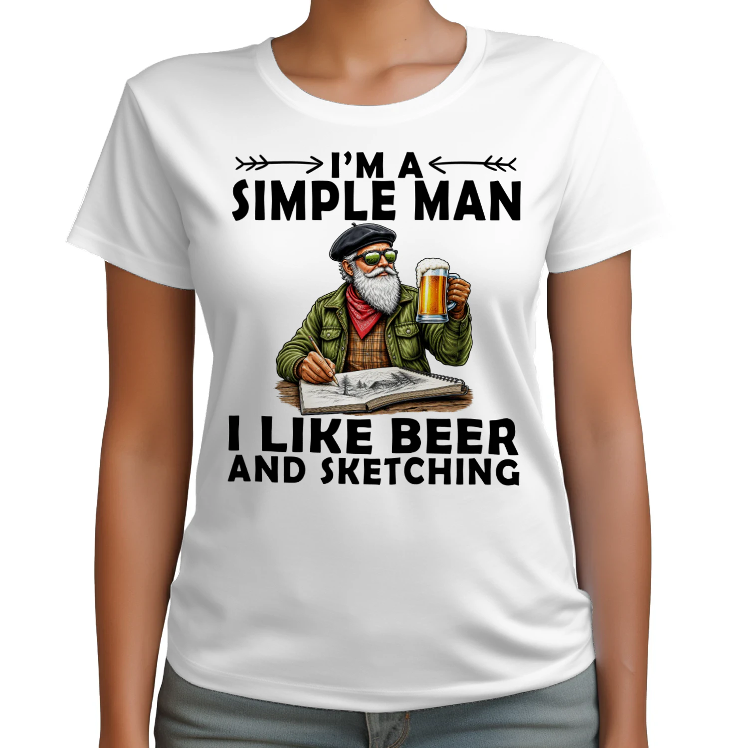 sketching-simple-man