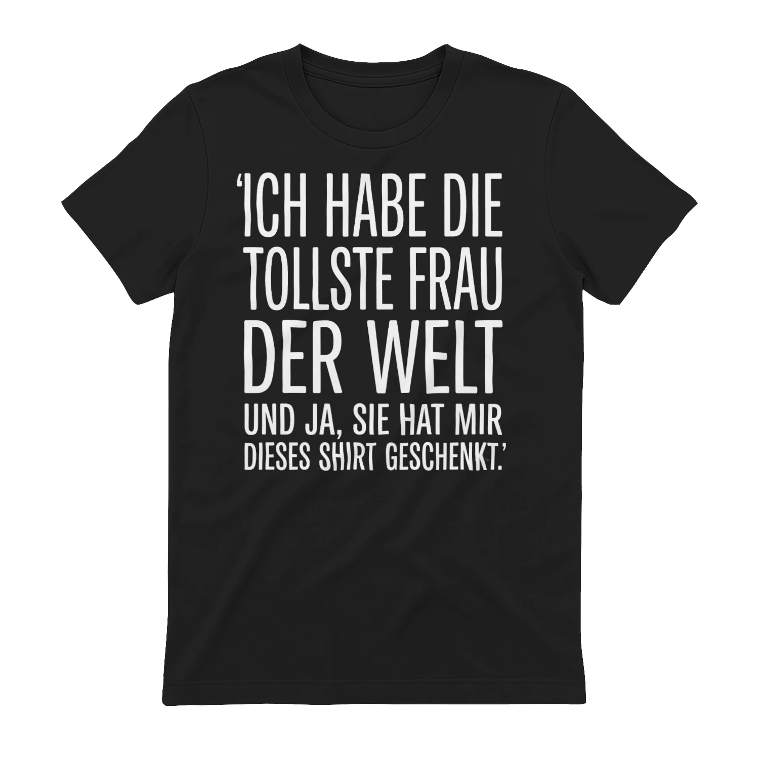 Funny German Husband Shirt | Ich Habe Die Tollste Frau Der Welt | Gift from Wife | German Quote T-Shirt | Husband Gift Idea