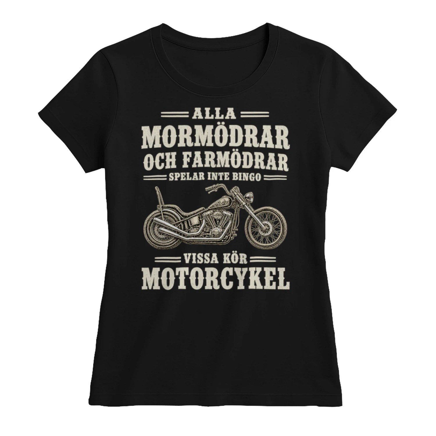 🏍️ Alla Mormödrar och Farmödrar Spelar Inte Bingo – Motorcykeltröja